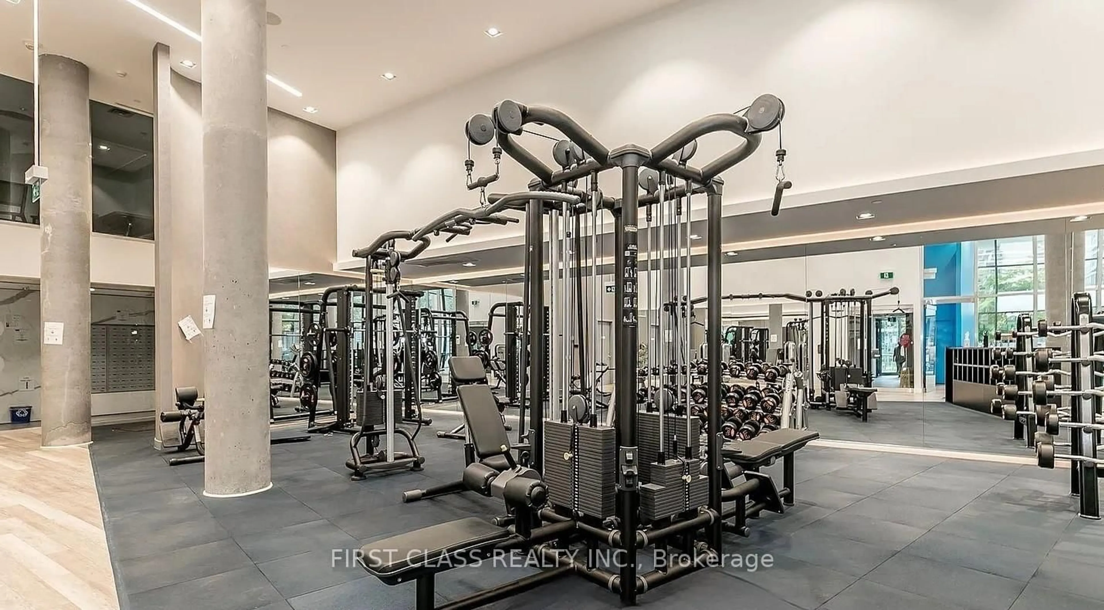 Gym or fitness room for 161 Roehampton Ave #618, Toronto Ontario M4P 0C8