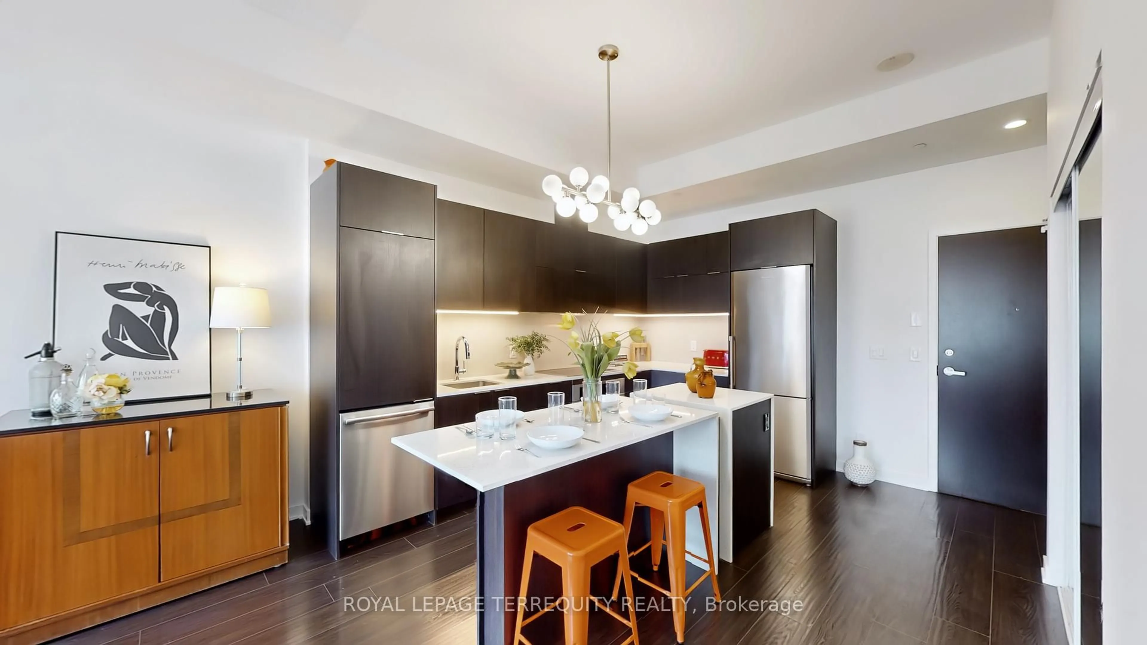 Contemporary kitchen, unknown for 55 Regent Park Blvd #415, Toronto Ontario M5A 0C2