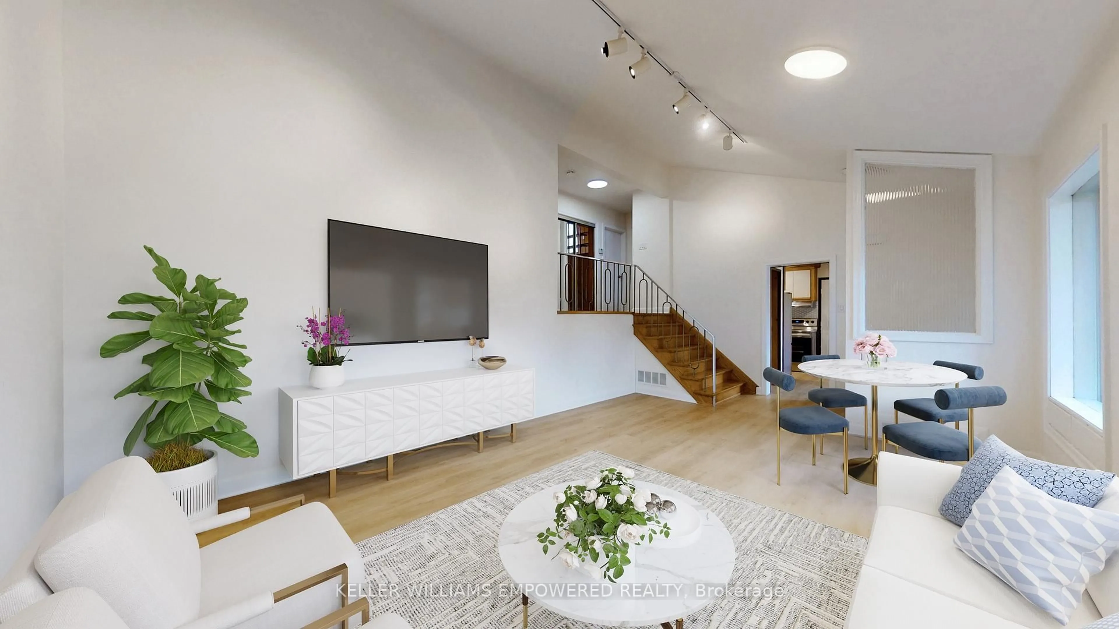 Living room with furniture, unknown for 34 Cedarbank Cres, Toronto Ontario M3B 3A4