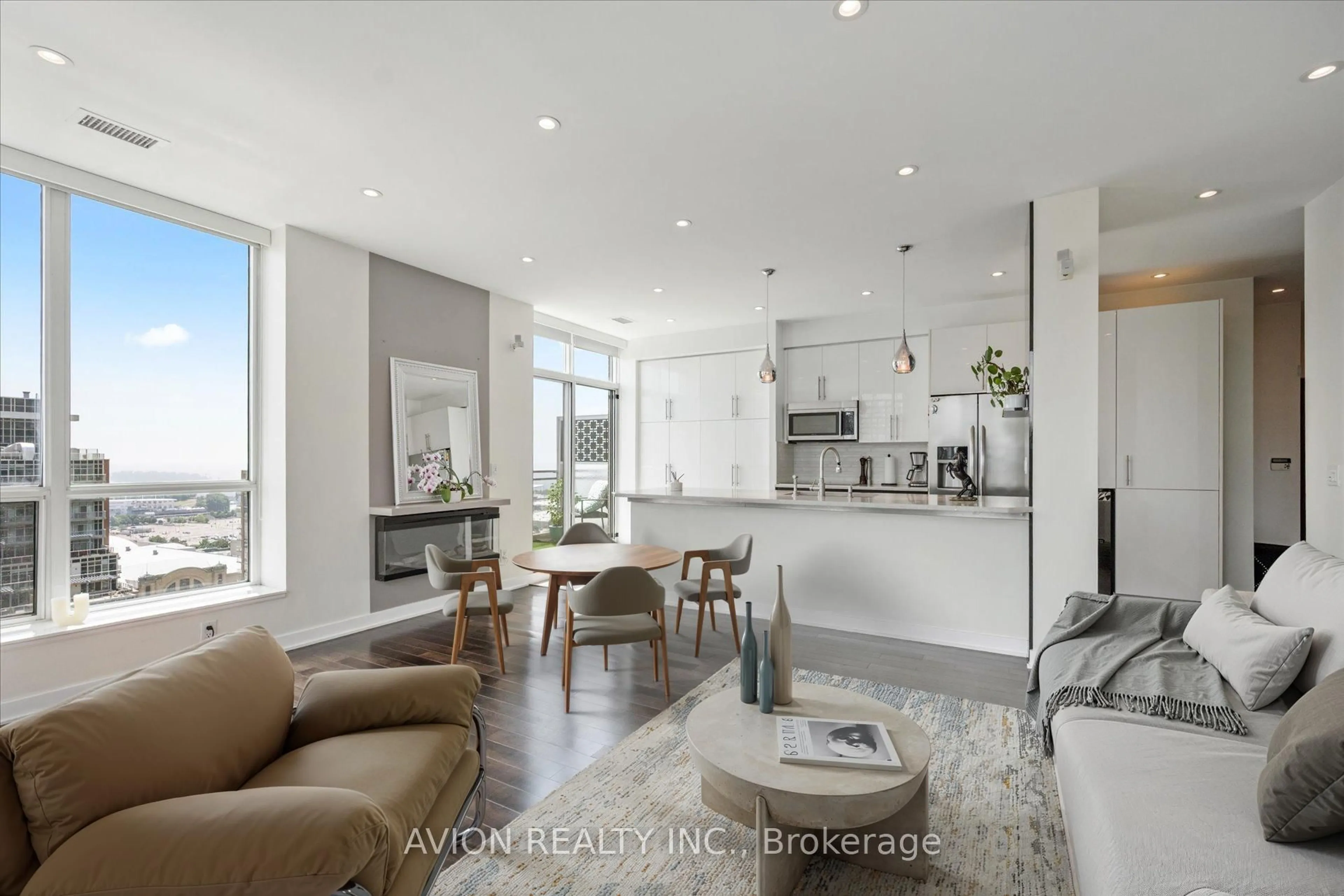Open concept kitchen, unknown for 50 Lynn Williams St #Ph 2402, Toronto Ontario M6K 3R9