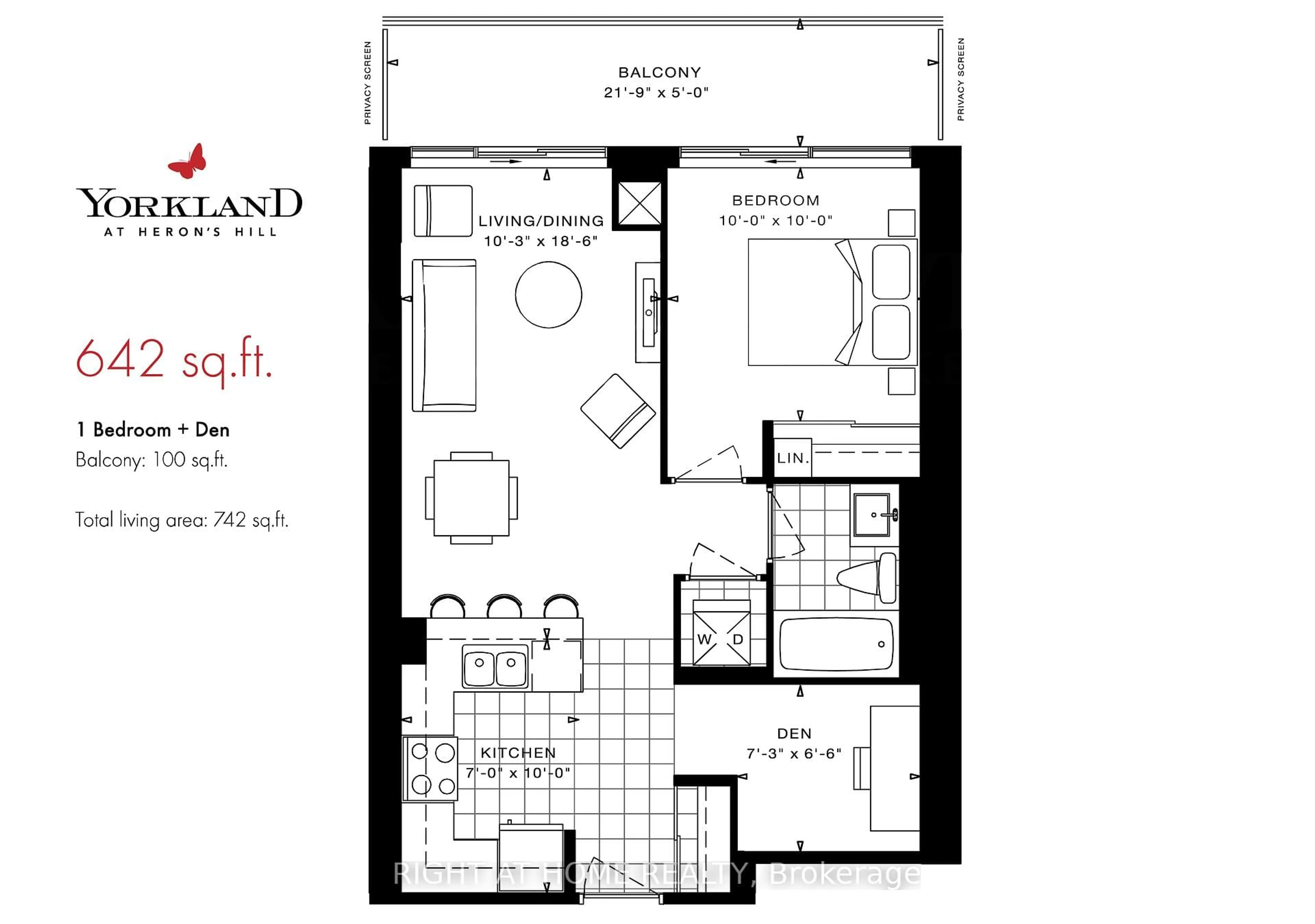 Floor plan for 275 Yorkland Rd #1408, Toronto Ontario M2J 0B4