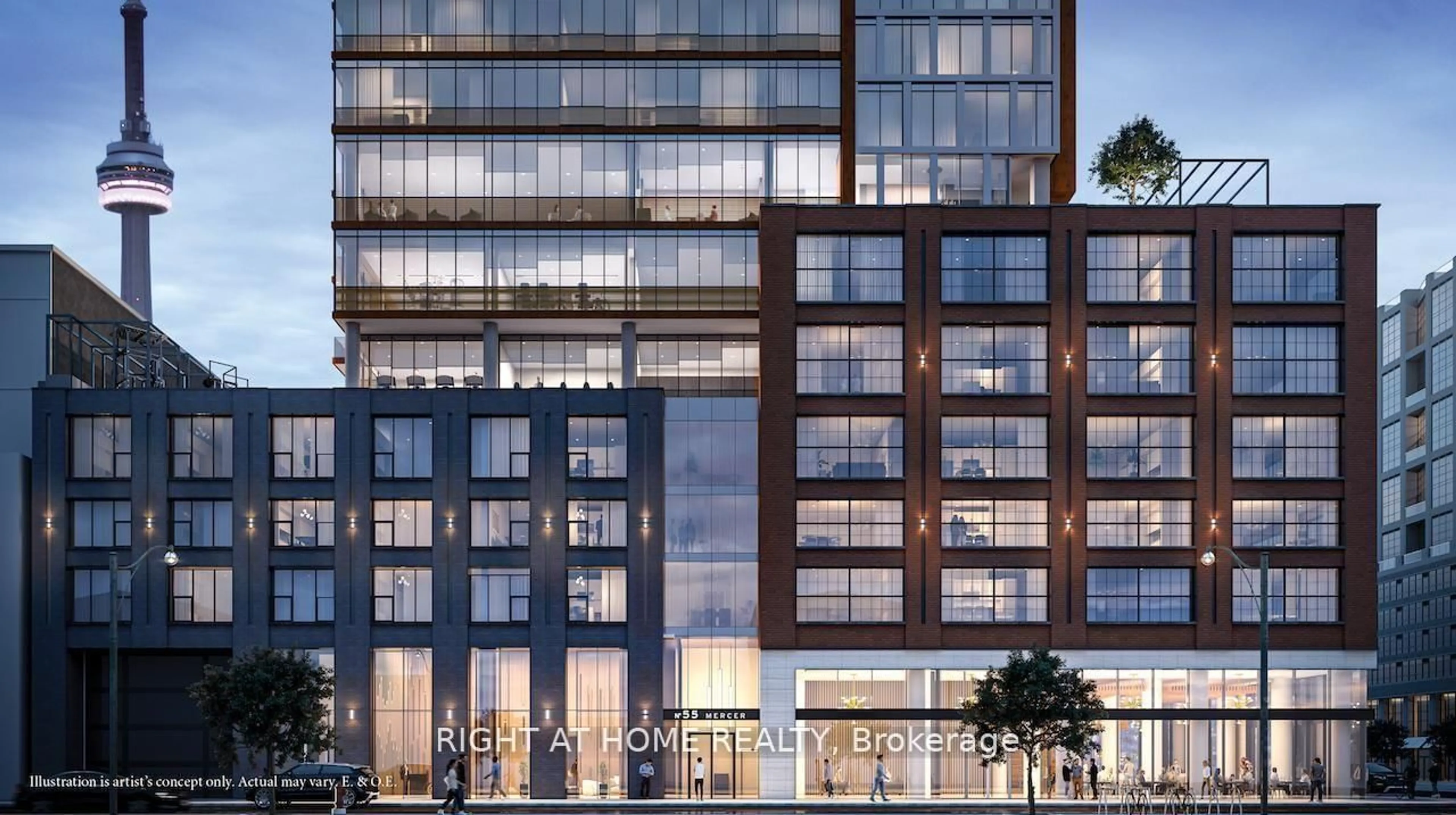 Indoor foyer for 55 Mercer St #4112, Toronto Ontario M5V 1H2