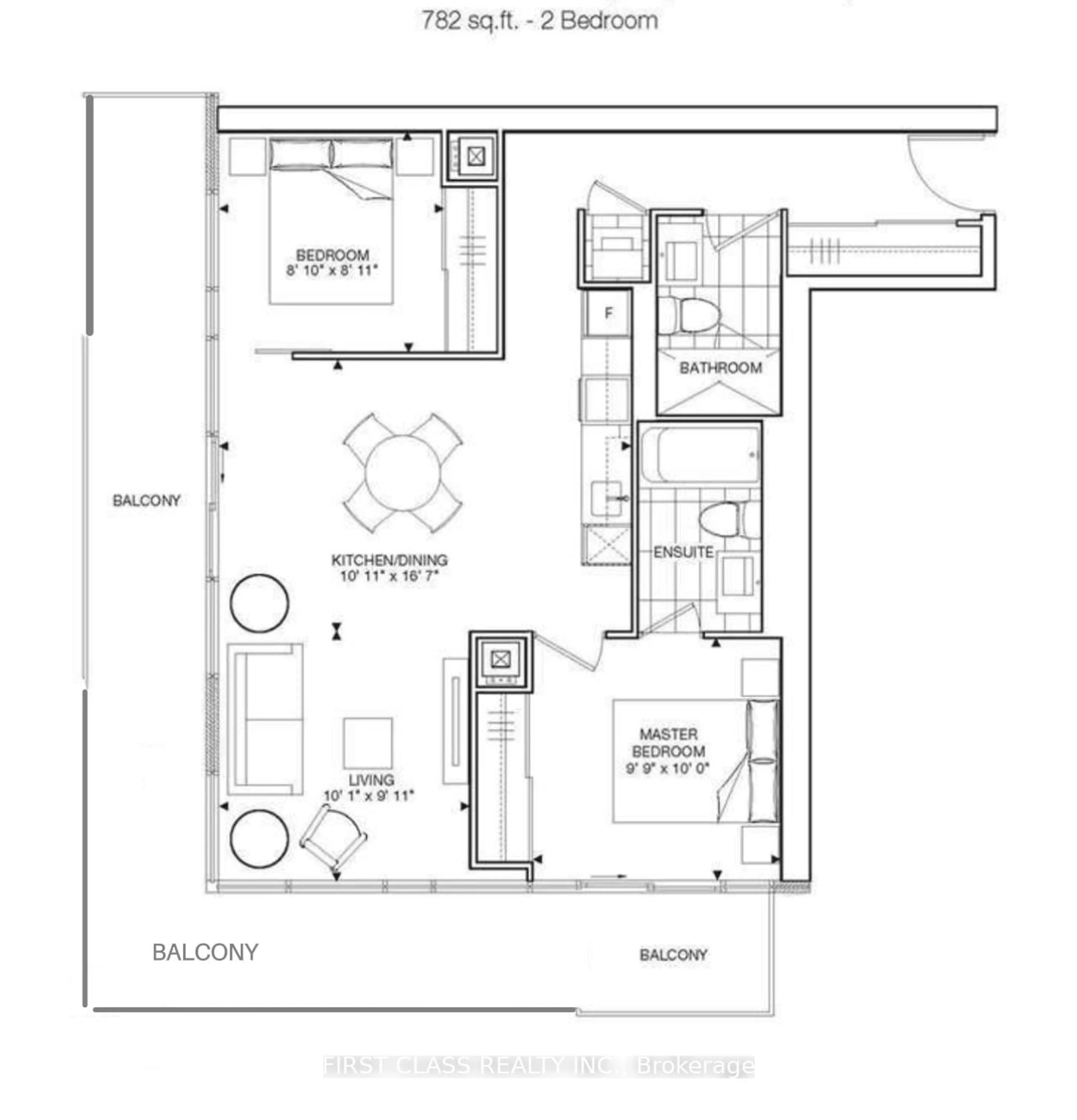 Floor plan for 87 Peter St #4102, Toronto Ontario M5V 0P1