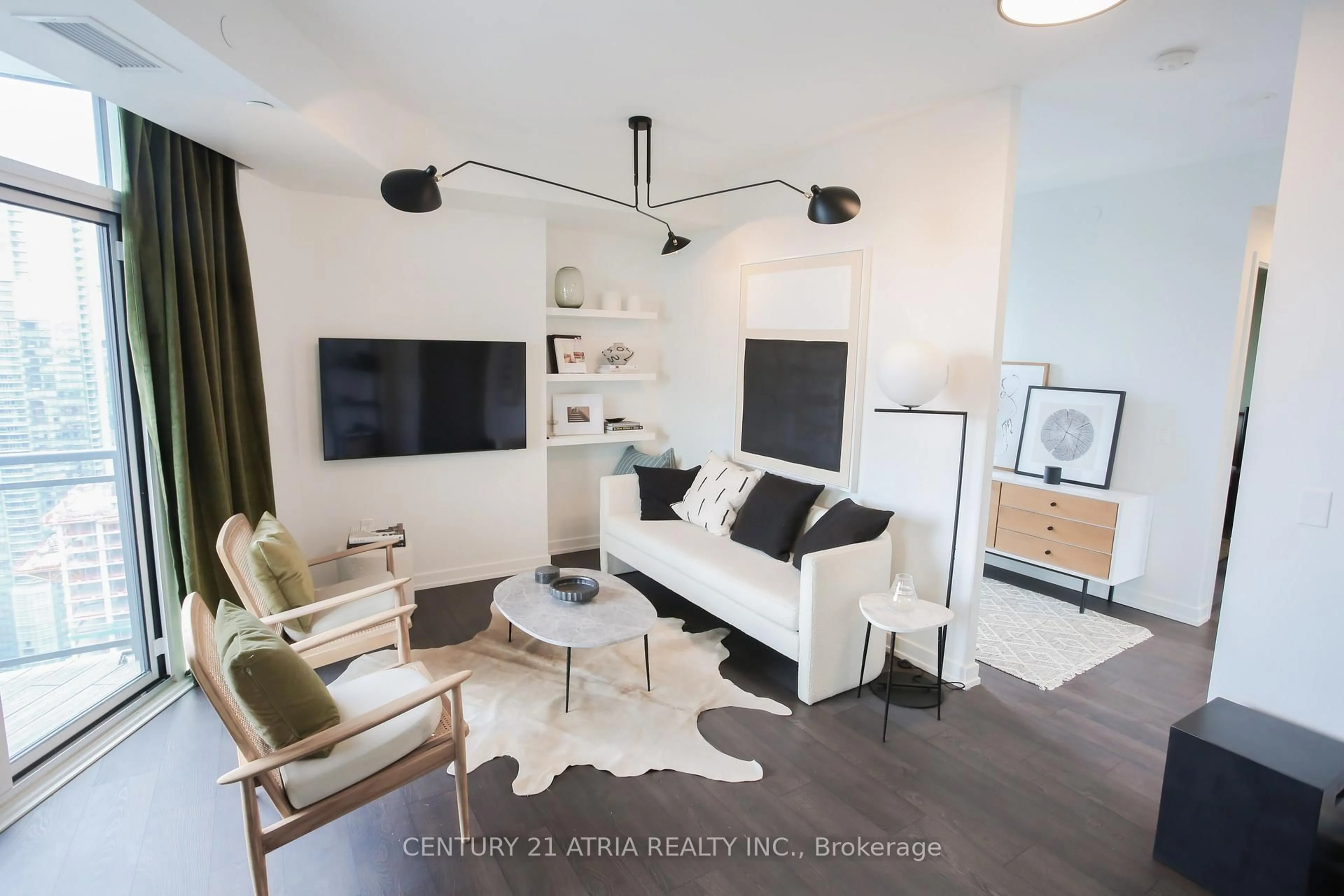 Living room with furniture, unknown for 99 John St #4605, Toronto Ontario M5V 0S6