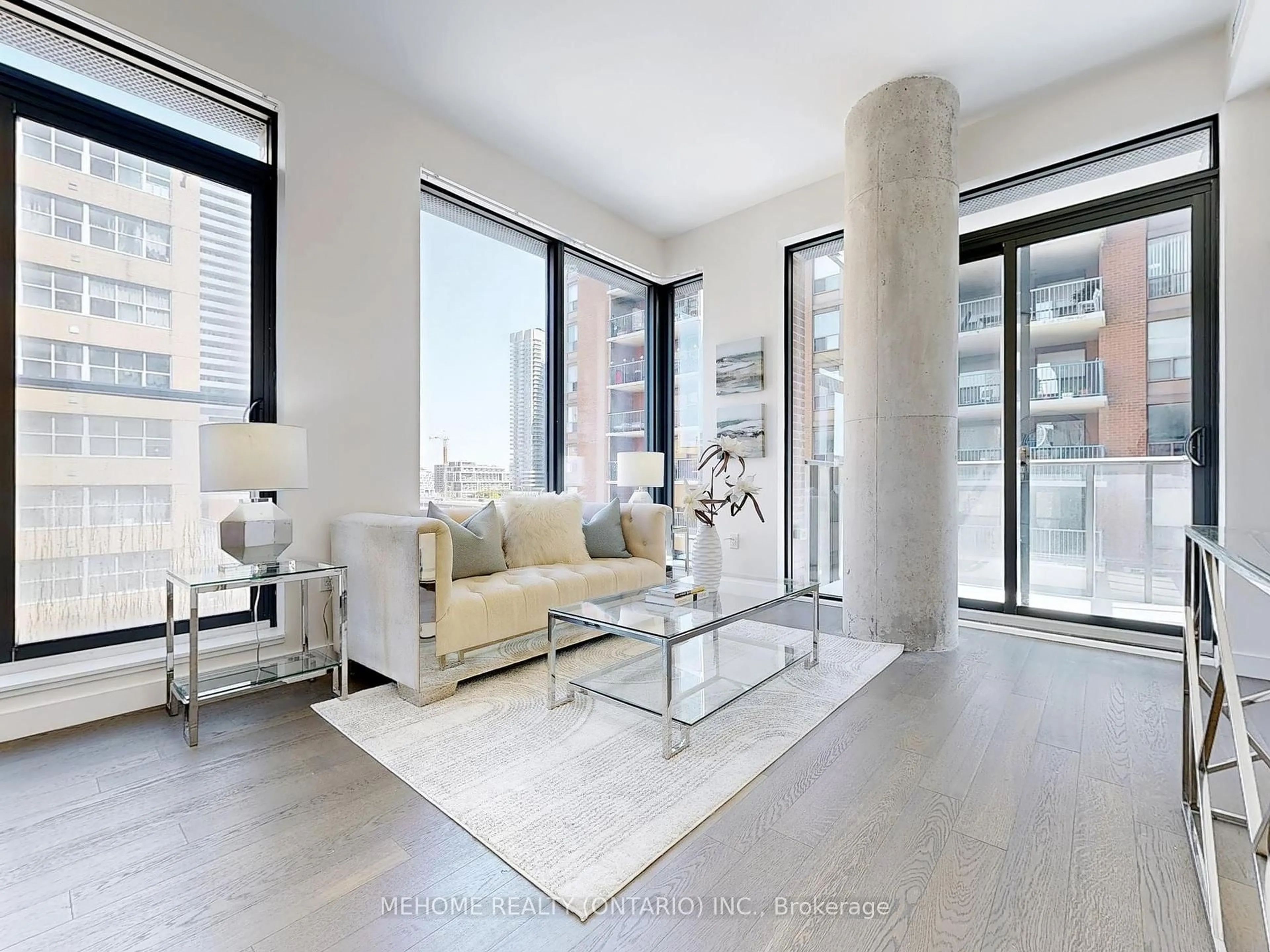 Living room with furniture, unknown for 2A Church St #702, Toronto Ontario M5E 0E1