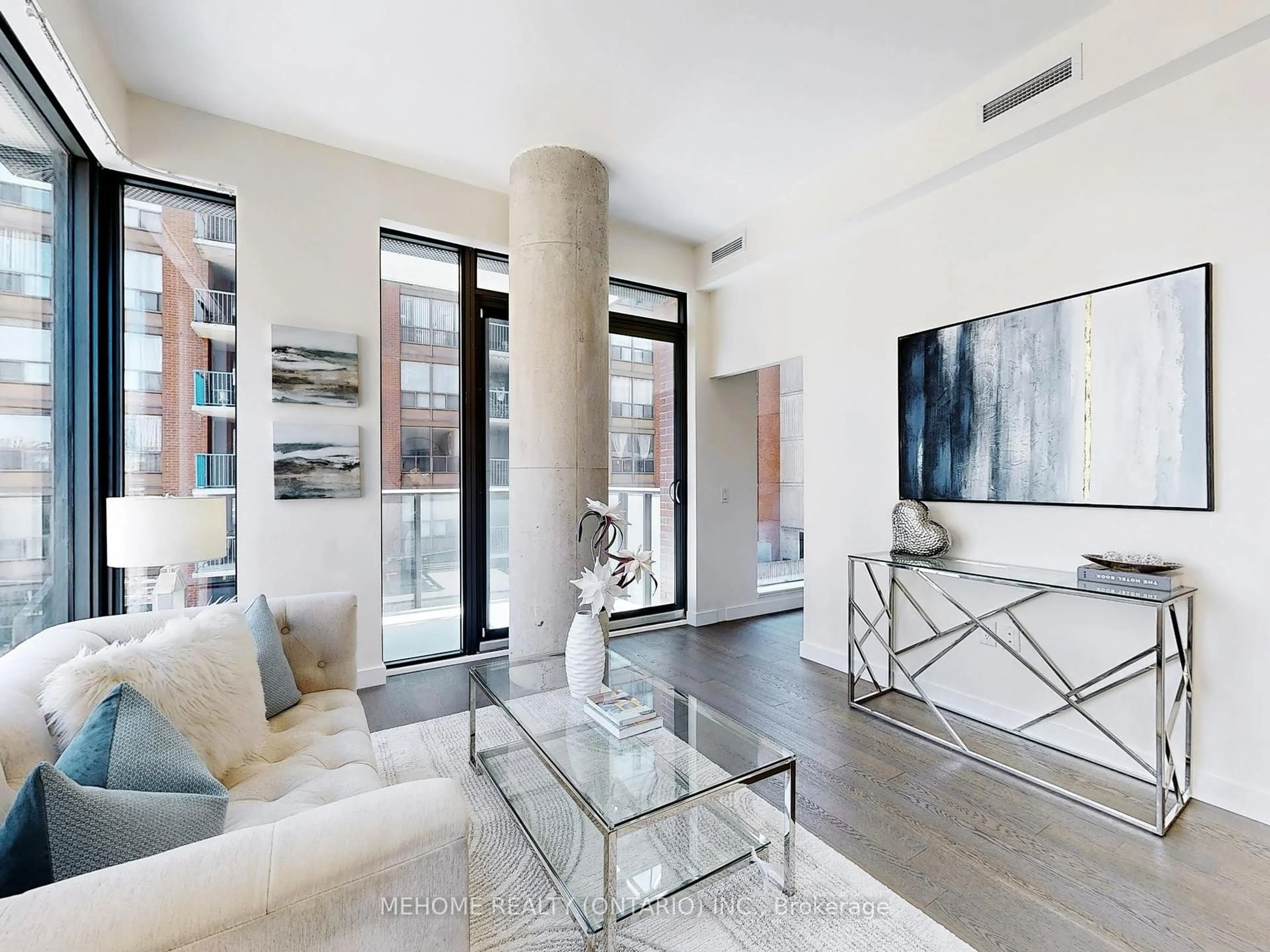 Living room with furniture, unknown for 2A Church St #702, Toronto Ontario M5E 0E1
