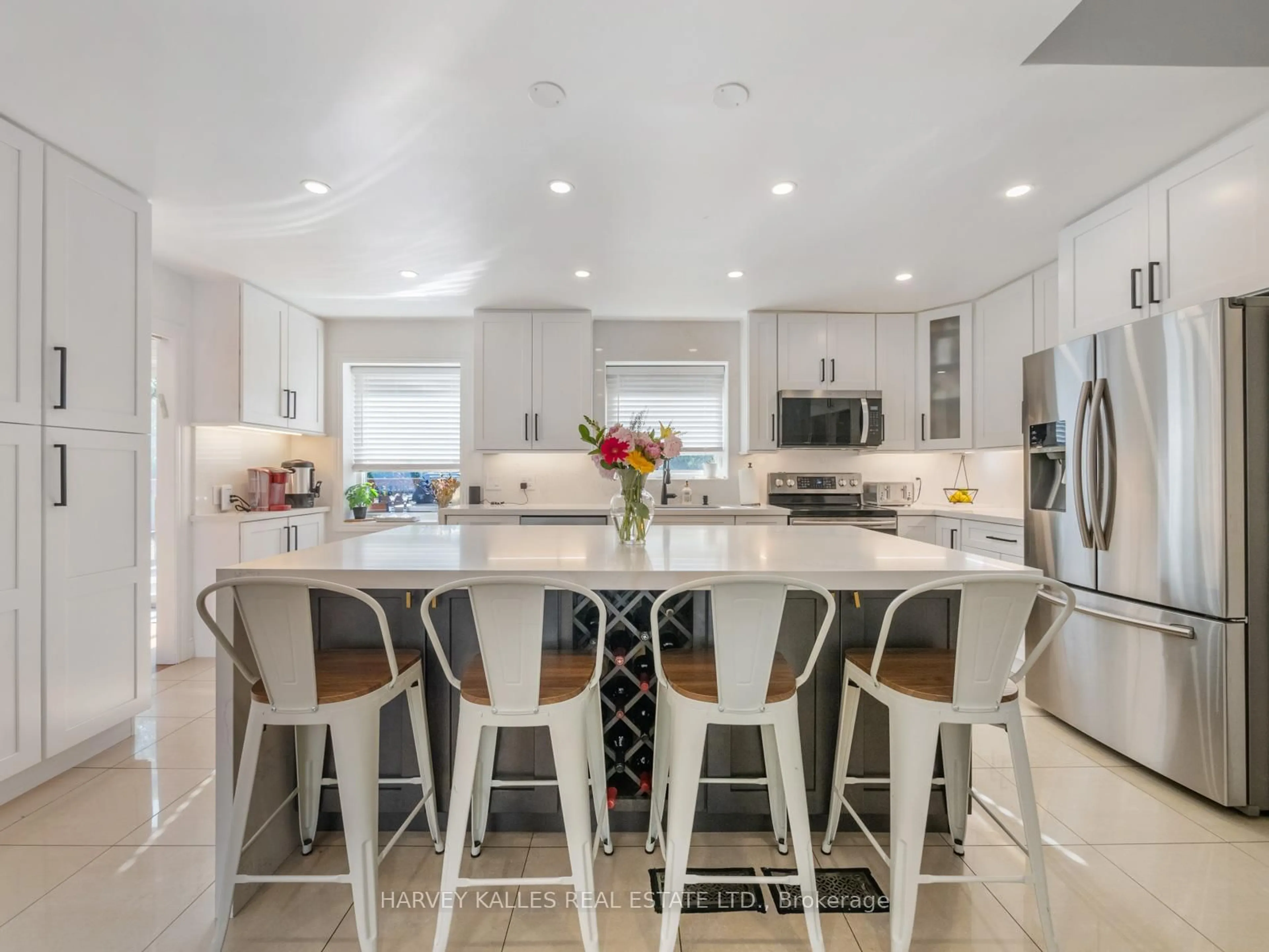 Contemporary kitchen, ceramic/tile floor for 24 Yeomans Rd, Toronto Ontario M3H 3J5