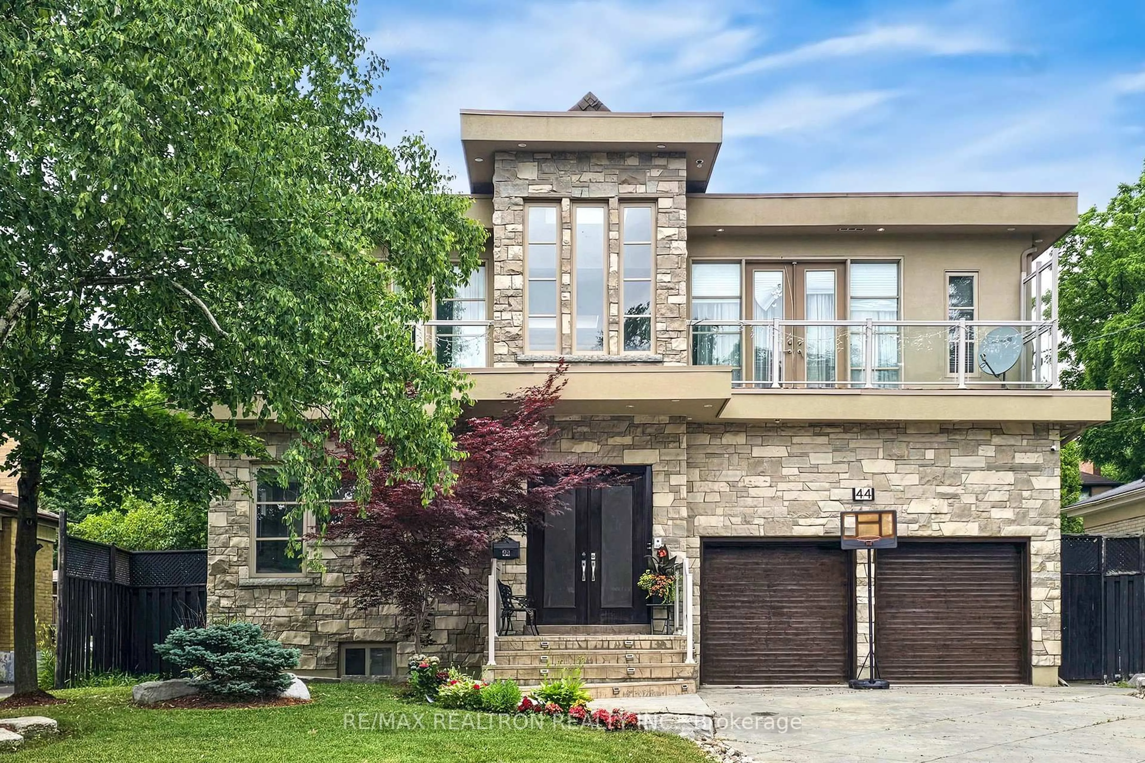 Home with brick exterior material, street for 44 Tefley Rd, Toronto Ontario M2M 1C7