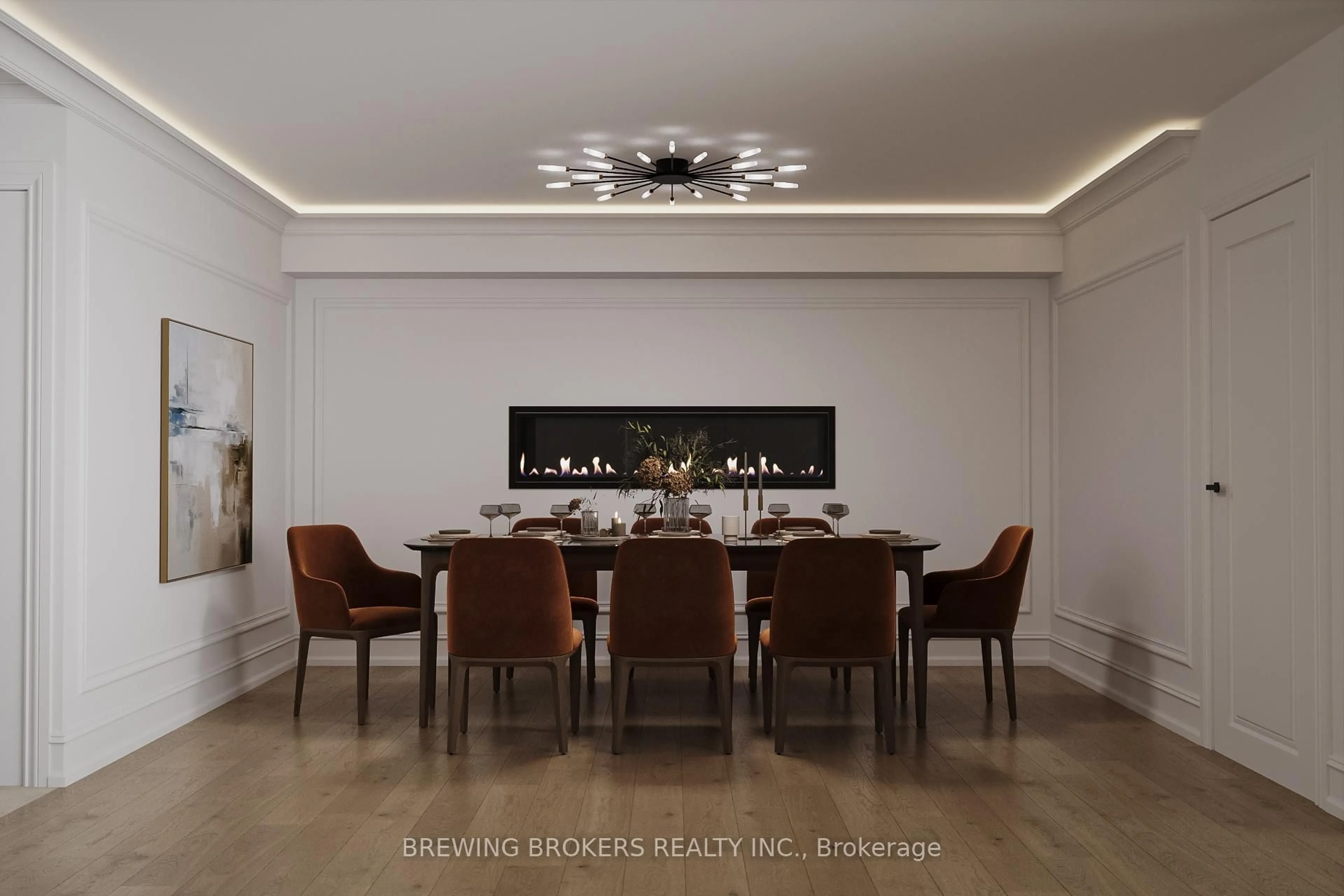 Dining room, ceramic/tile floor for 65 Spring Garden Ave #1504, Toronto Ontario M2N 6H9