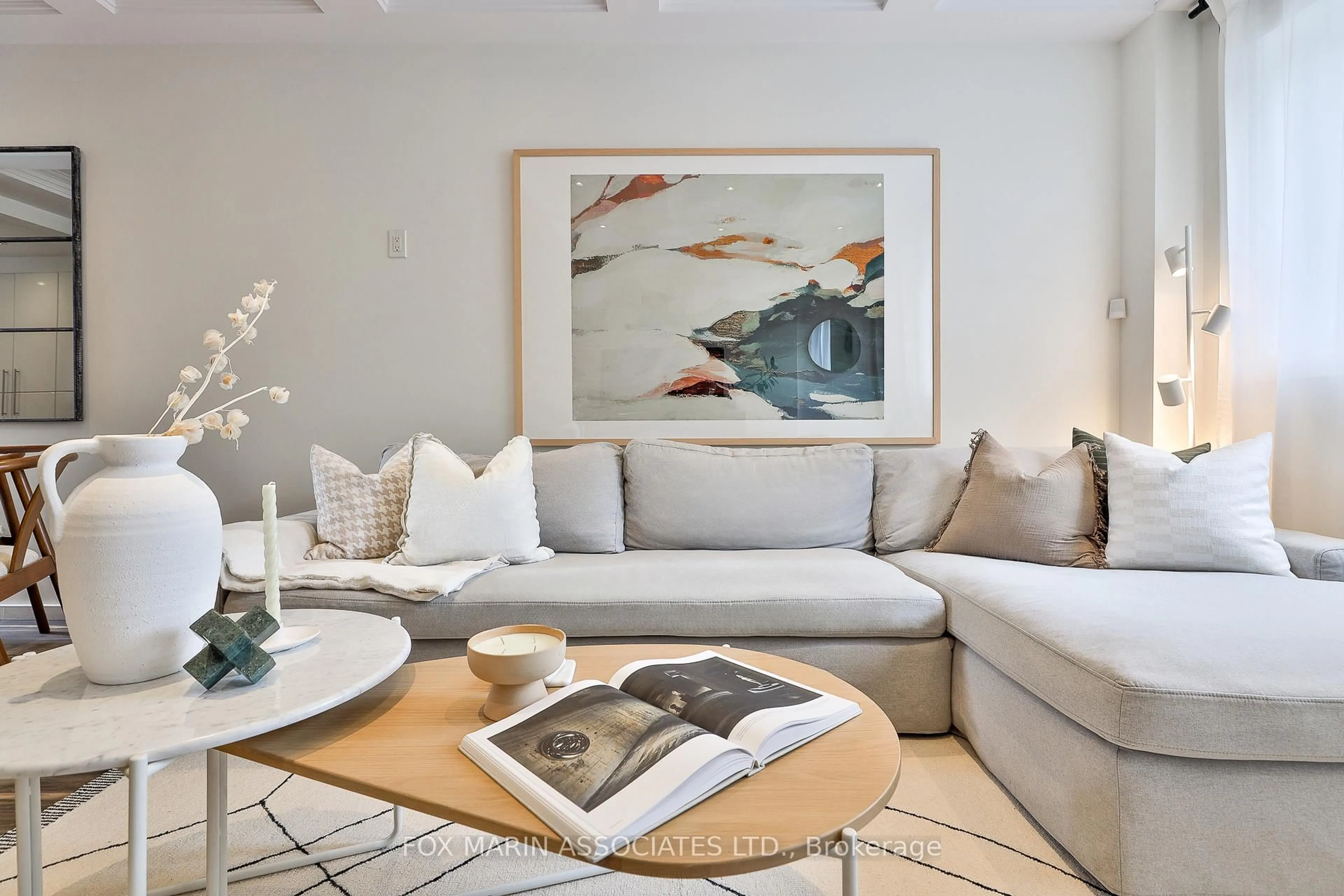 Living room with furniture, unknown for 73 Foxley St, Toronto Ontario M6J 1P9