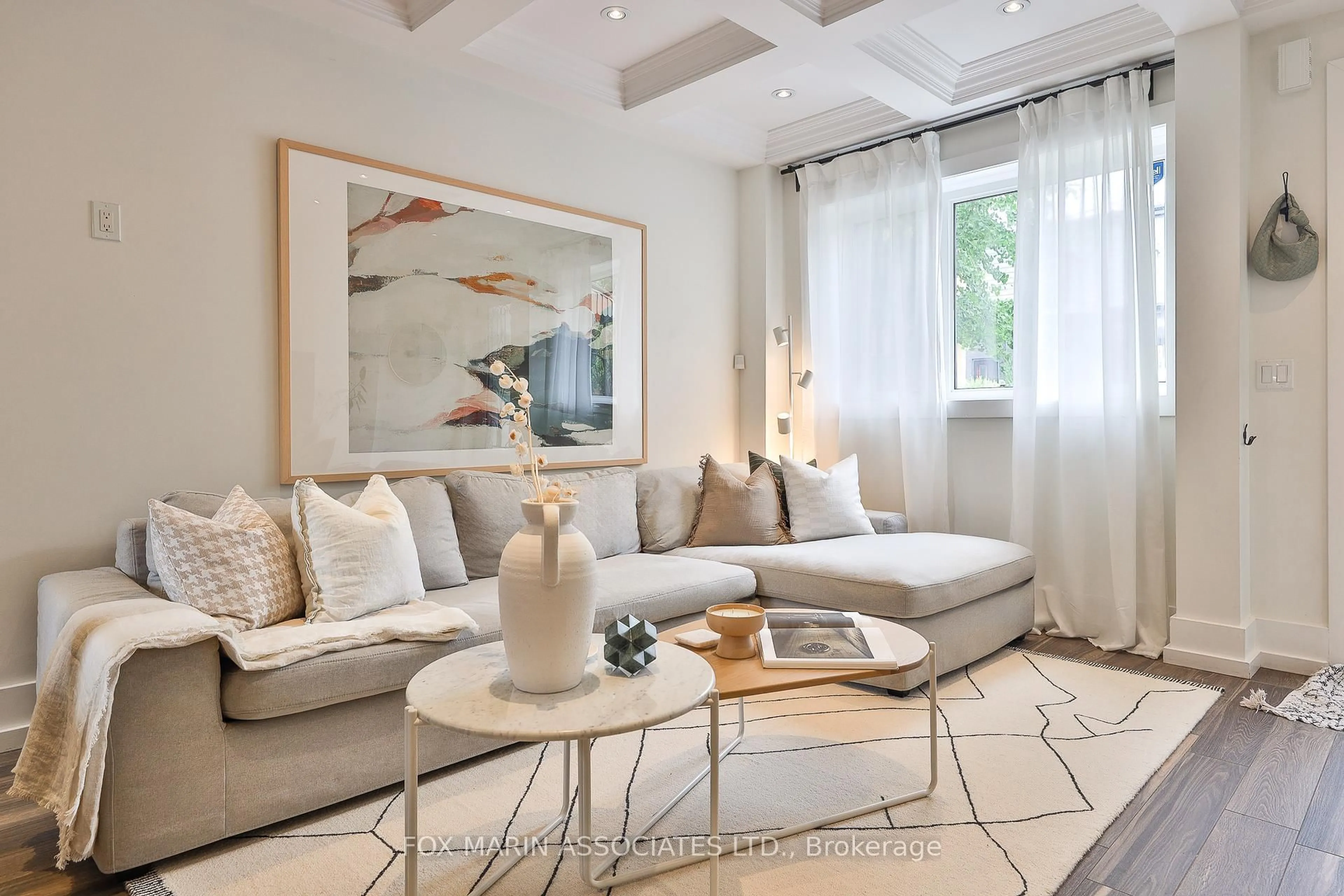 Living room with furniture, unknown for 73 Foxley St, Toronto Ontario M6J 1P9