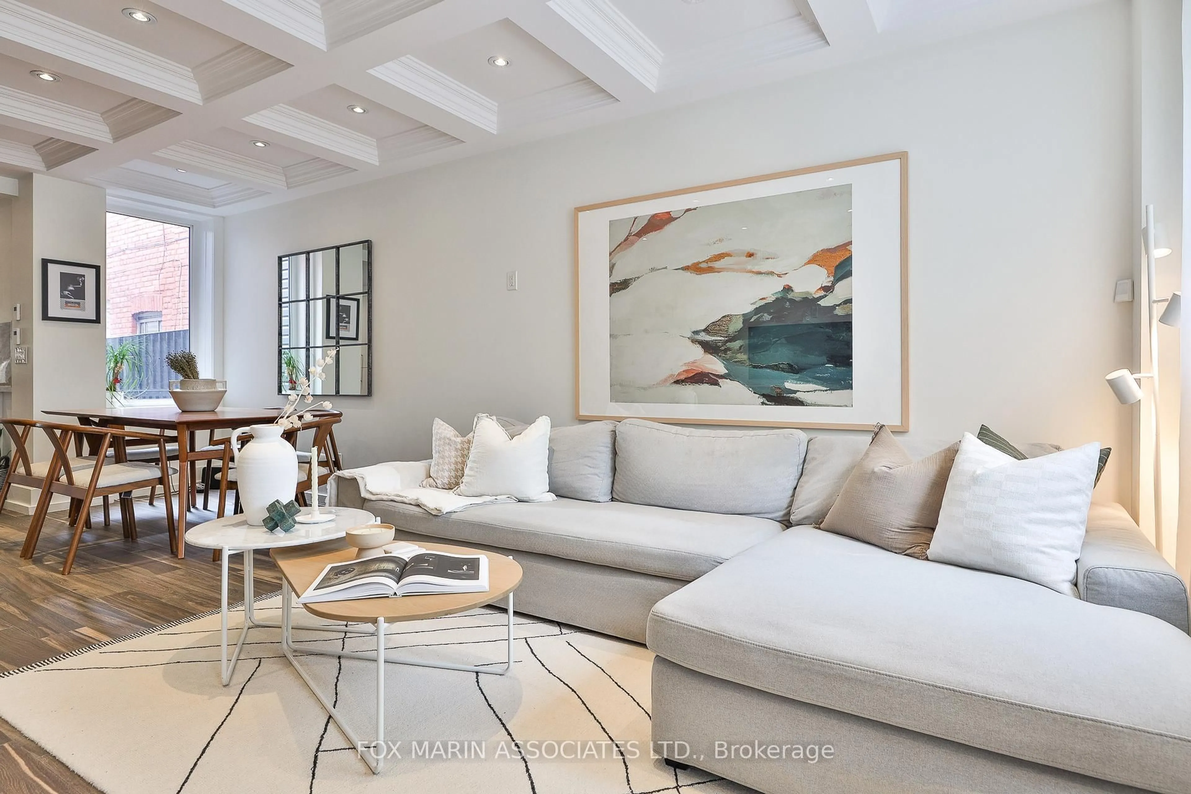 Living room with furniture, unknown for 73 Foxley St, Toronto Ontario M6J 1P9