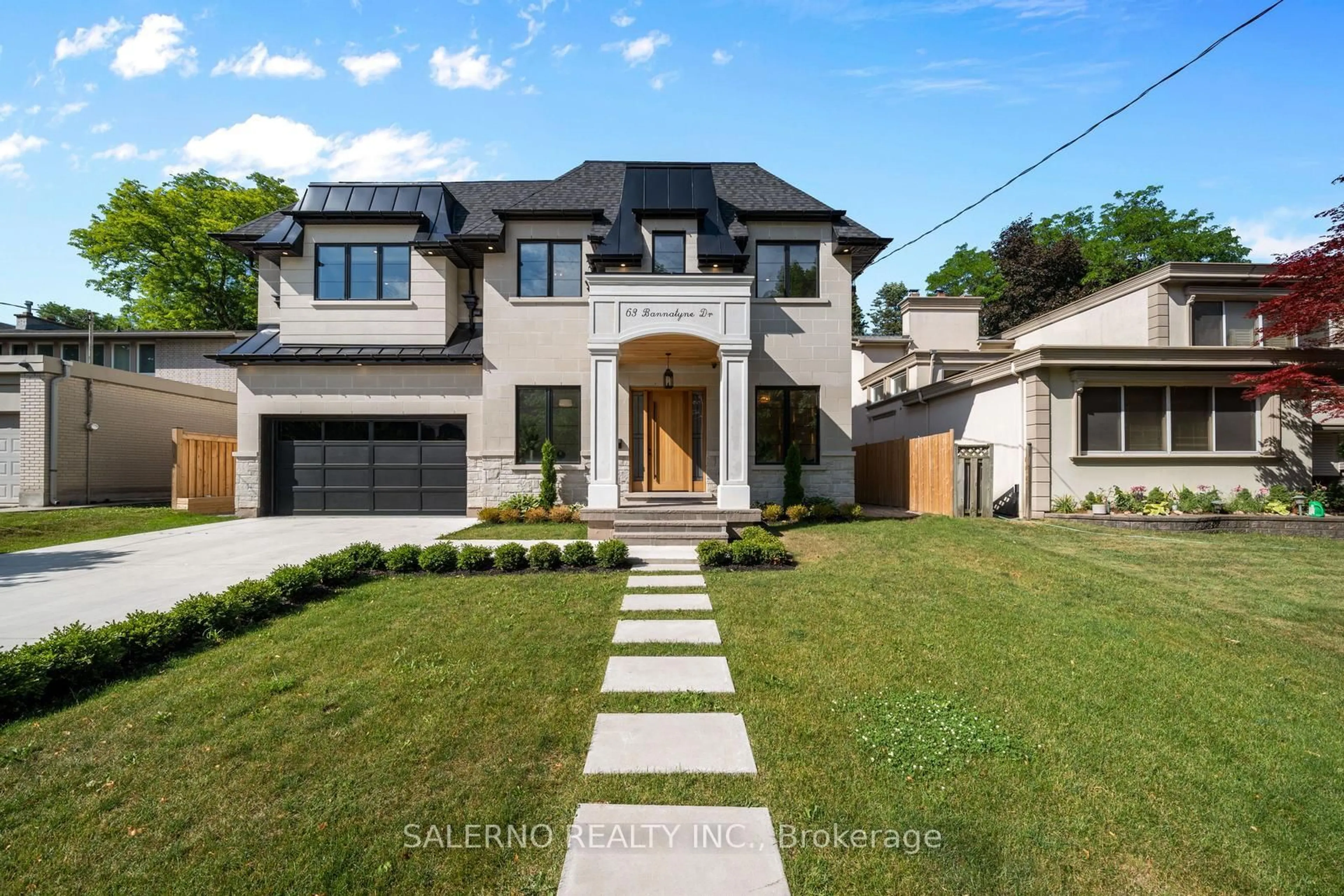 Home with brick exterior material, street for 63 Bannatyne Dr, Toronto Ontario M2L 2P2