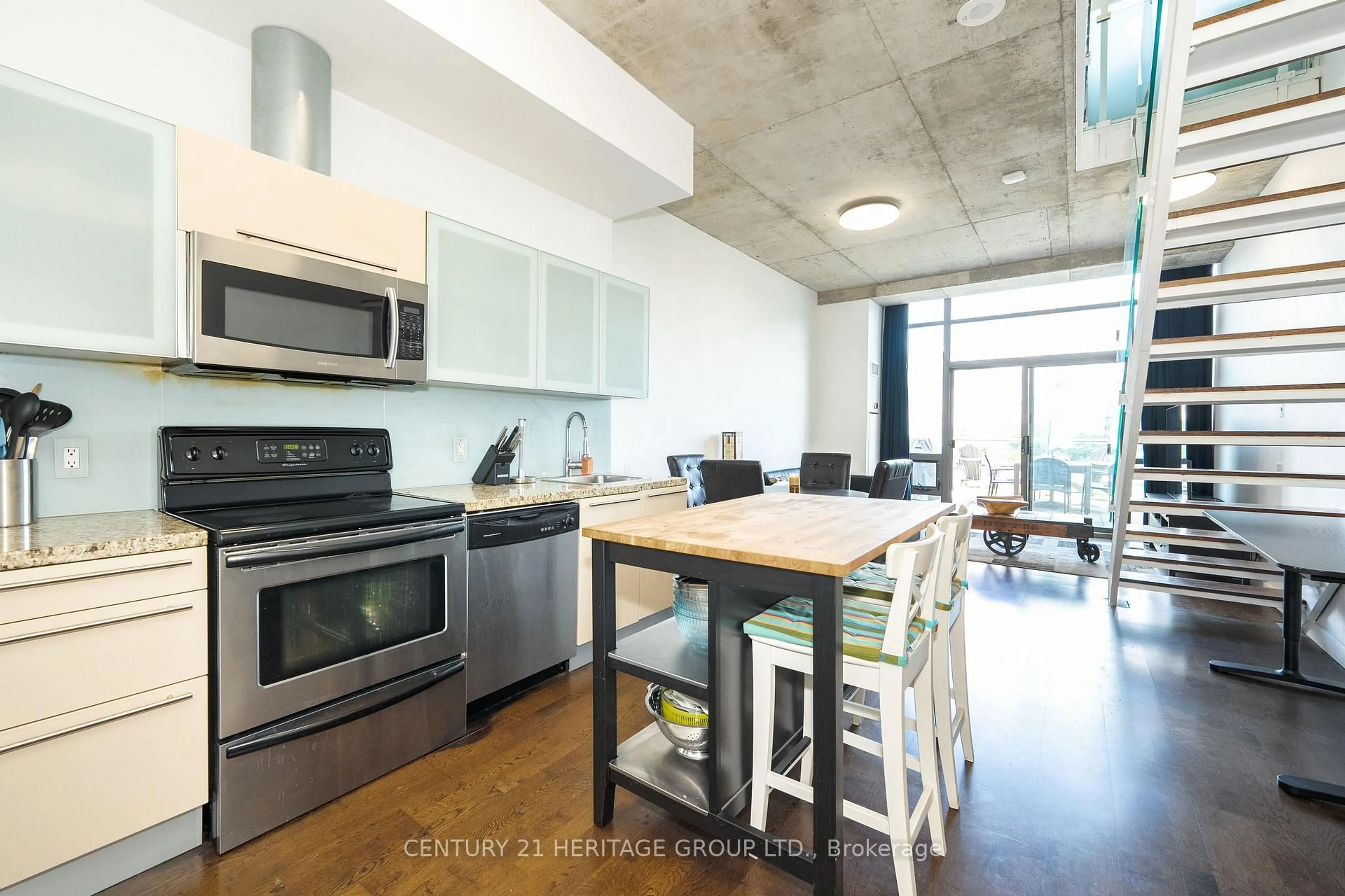 Open concept kitchen, unknown for 33 Mill St #607, Toronto Ontario M5A 3R3