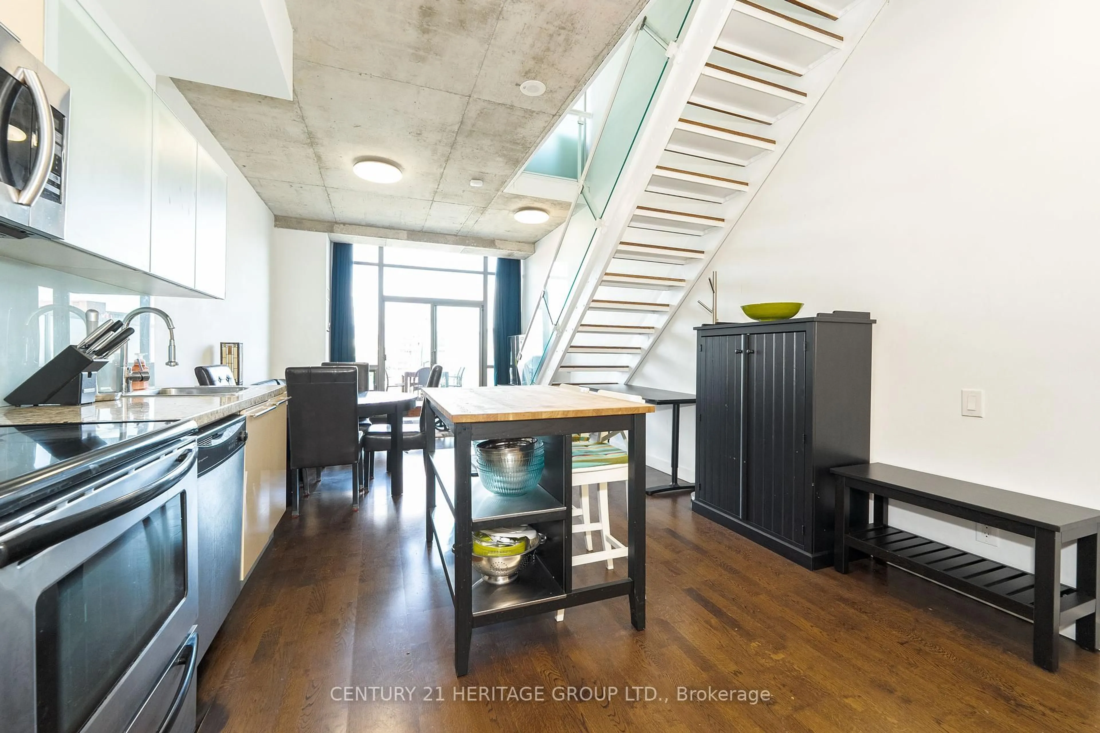 Open concept kitchen, unknown for 33 Mill St #607, Toronto Ontario M5A 3R3