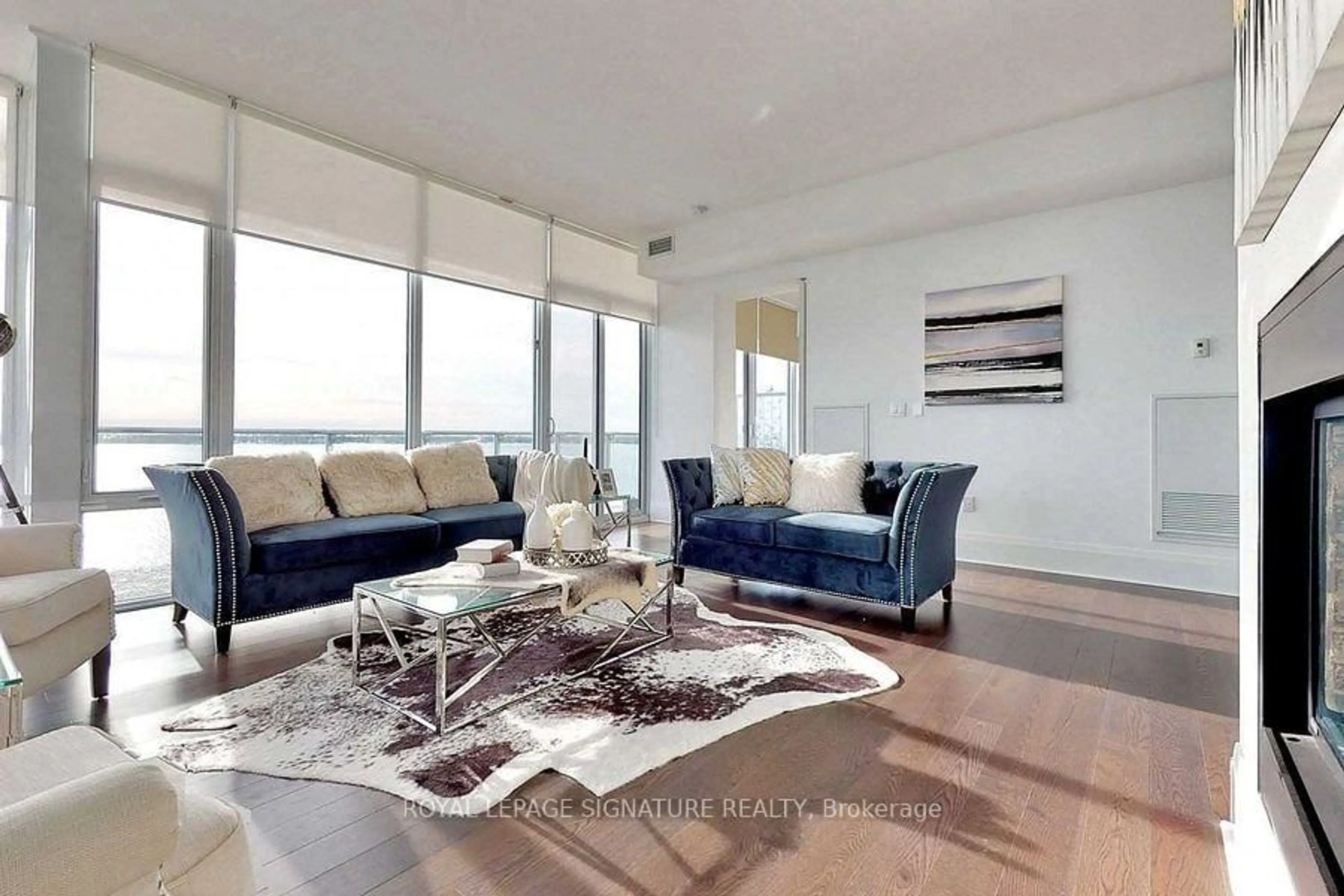 Living room with furniture, unknown for 29 Queens Quay #707, Toronto Ontario M5E 0A4