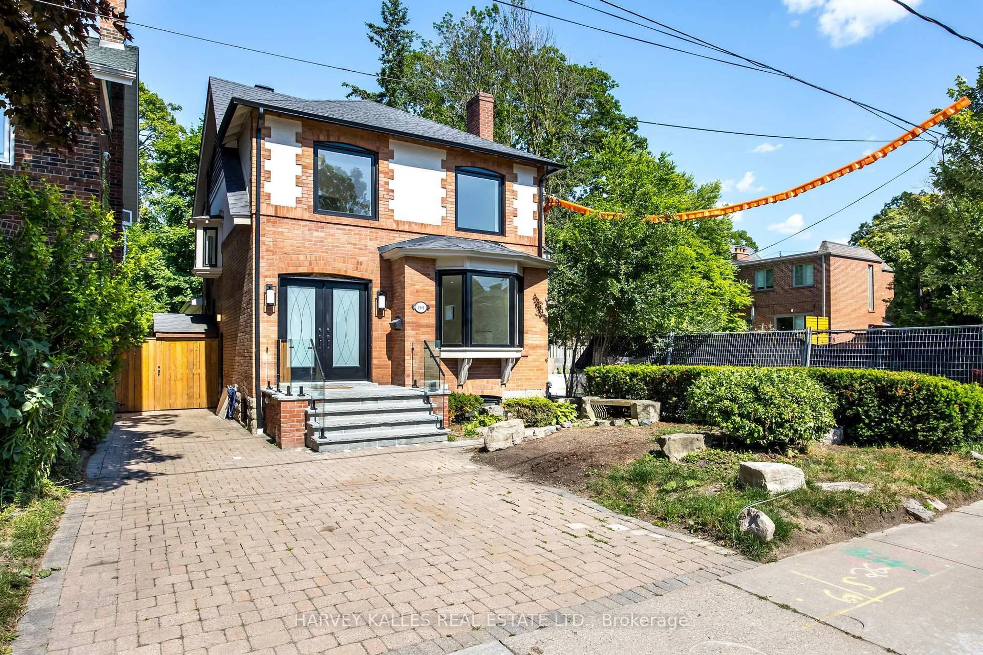 Home with brick exterior material, street for 101 Clifton Rd, Toronto Ontario M4T 2G3