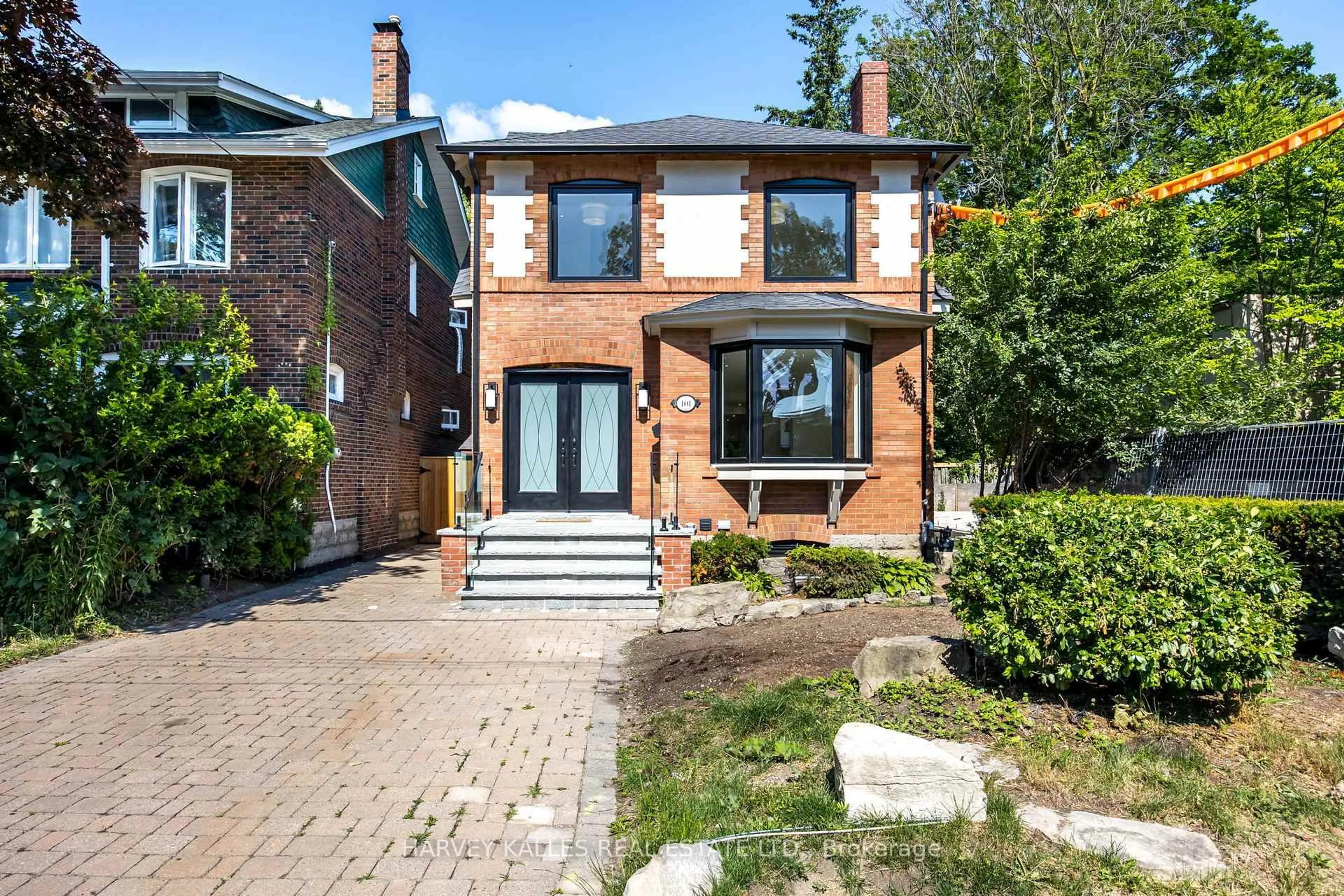 Home with brick exterior material, street for 101 Clifton Rd, Toronto Ontario M4T 2G3