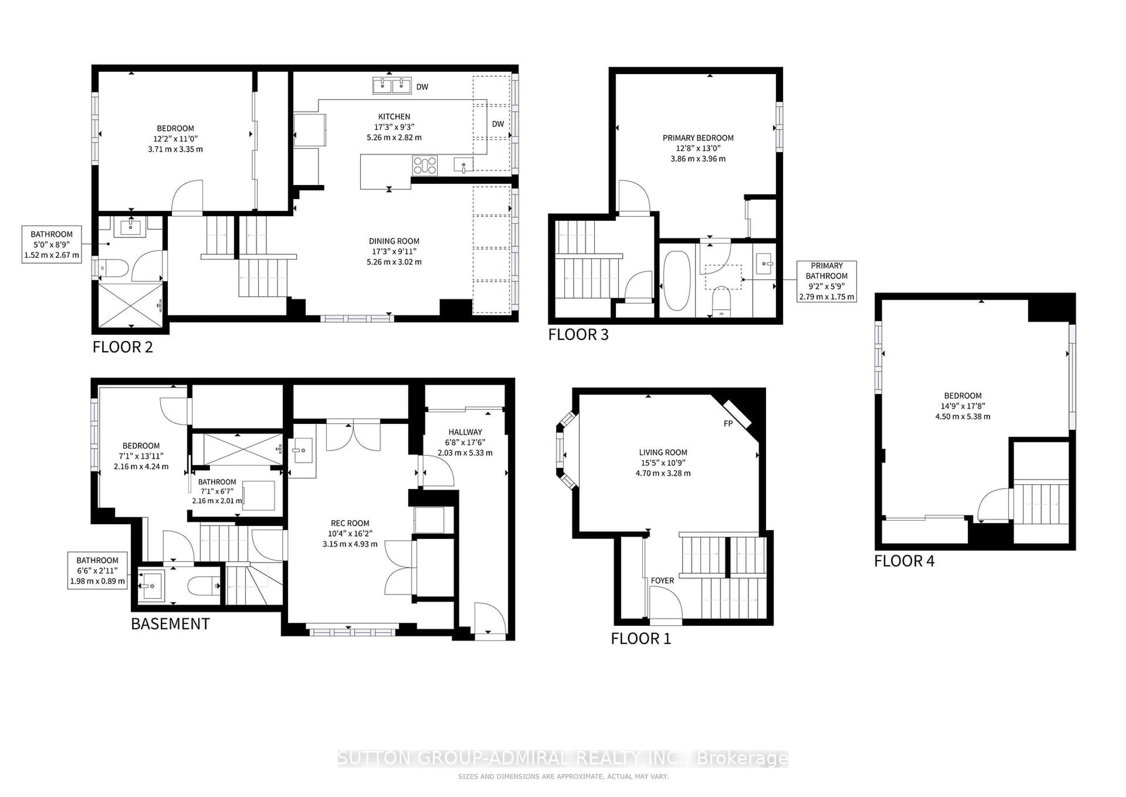 Floor plan for 248 Glengrove Ave, Toronto Ontario M5N 1W1