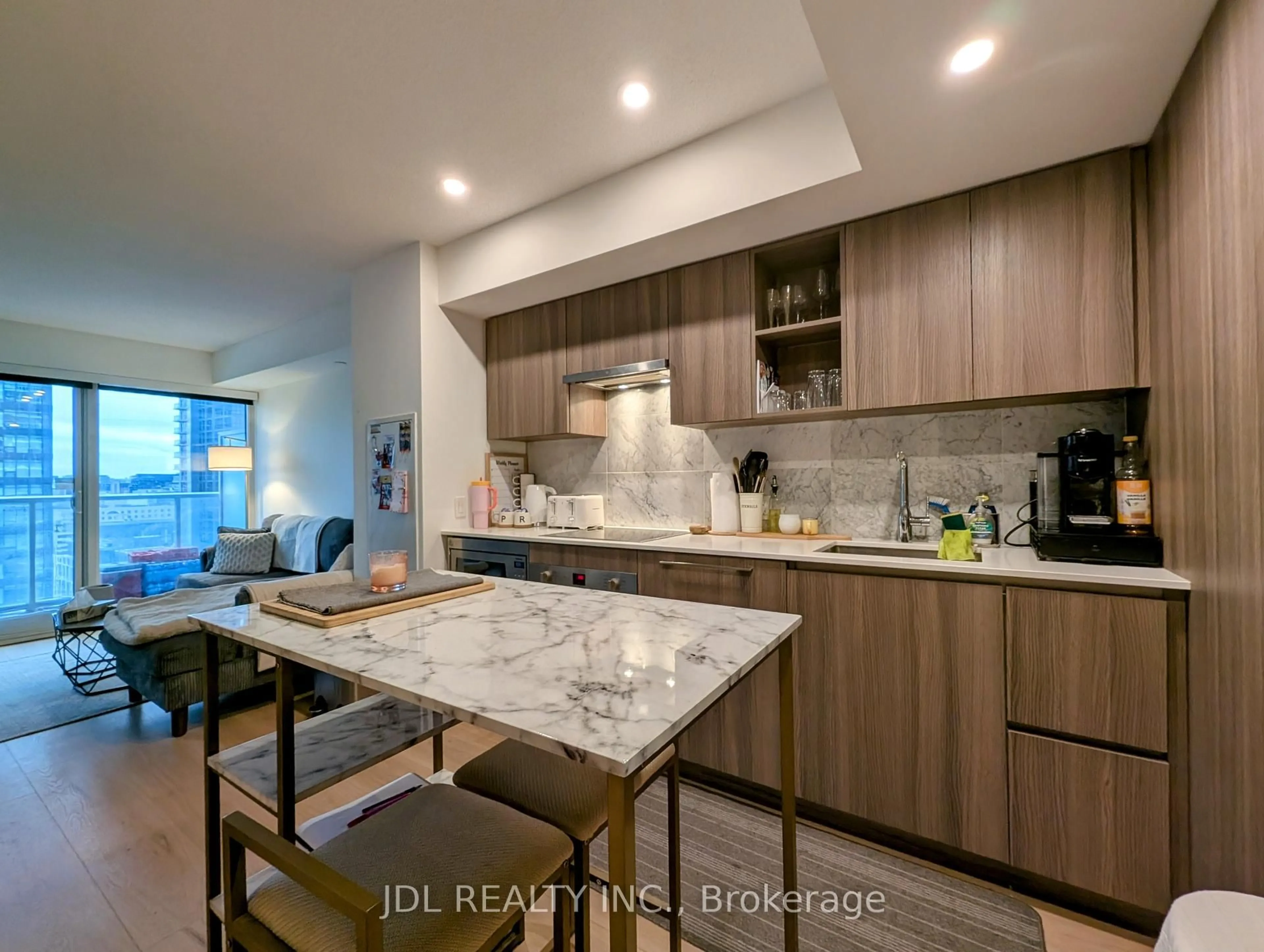 Open concept kitchen, unknown for 17 Bathurst St #1908, Toronto Ontario M6A 2E1