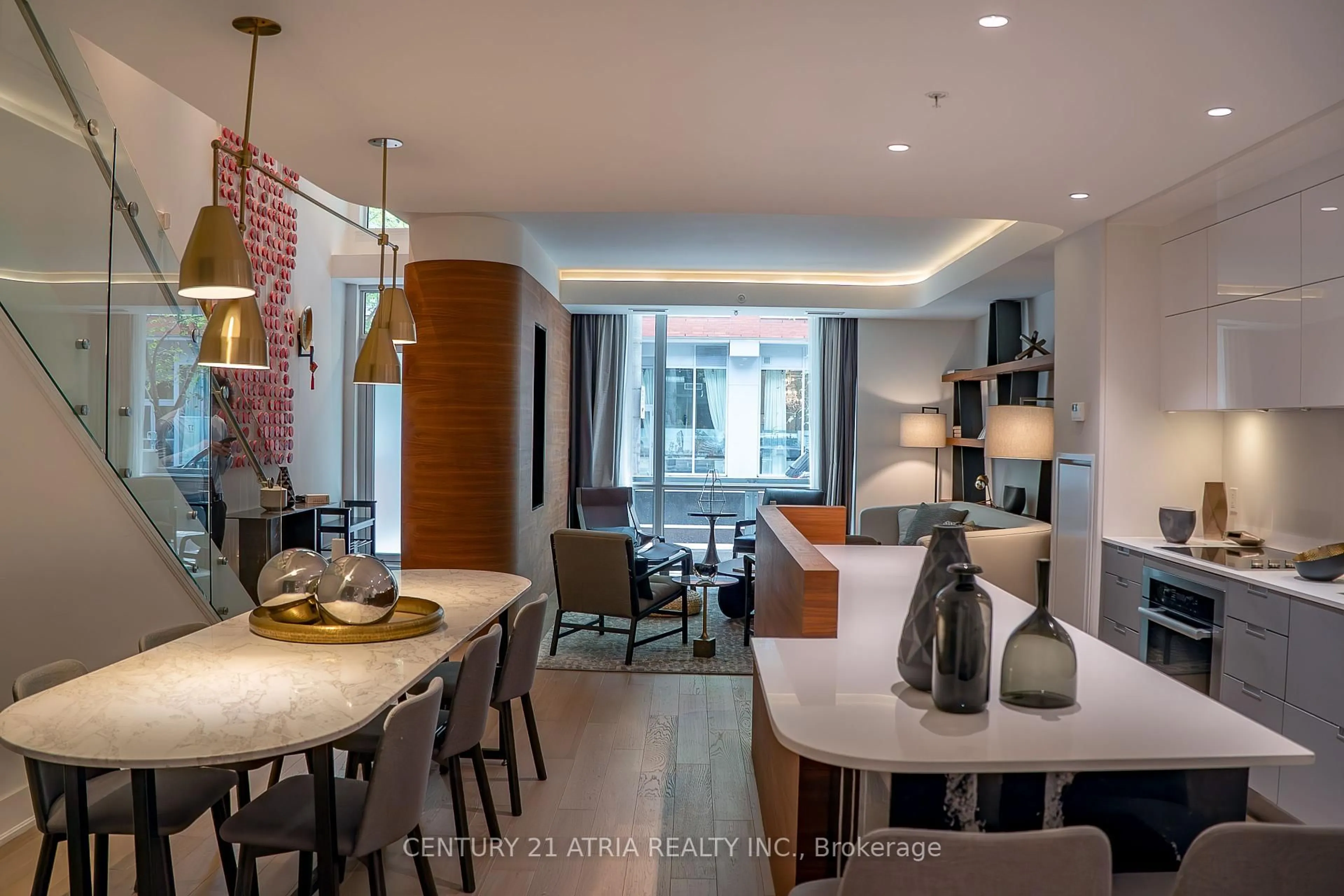 Open concept kitchen, unknown for 30 Nelson St #TH16, Toronto Ontario M5V 0H5