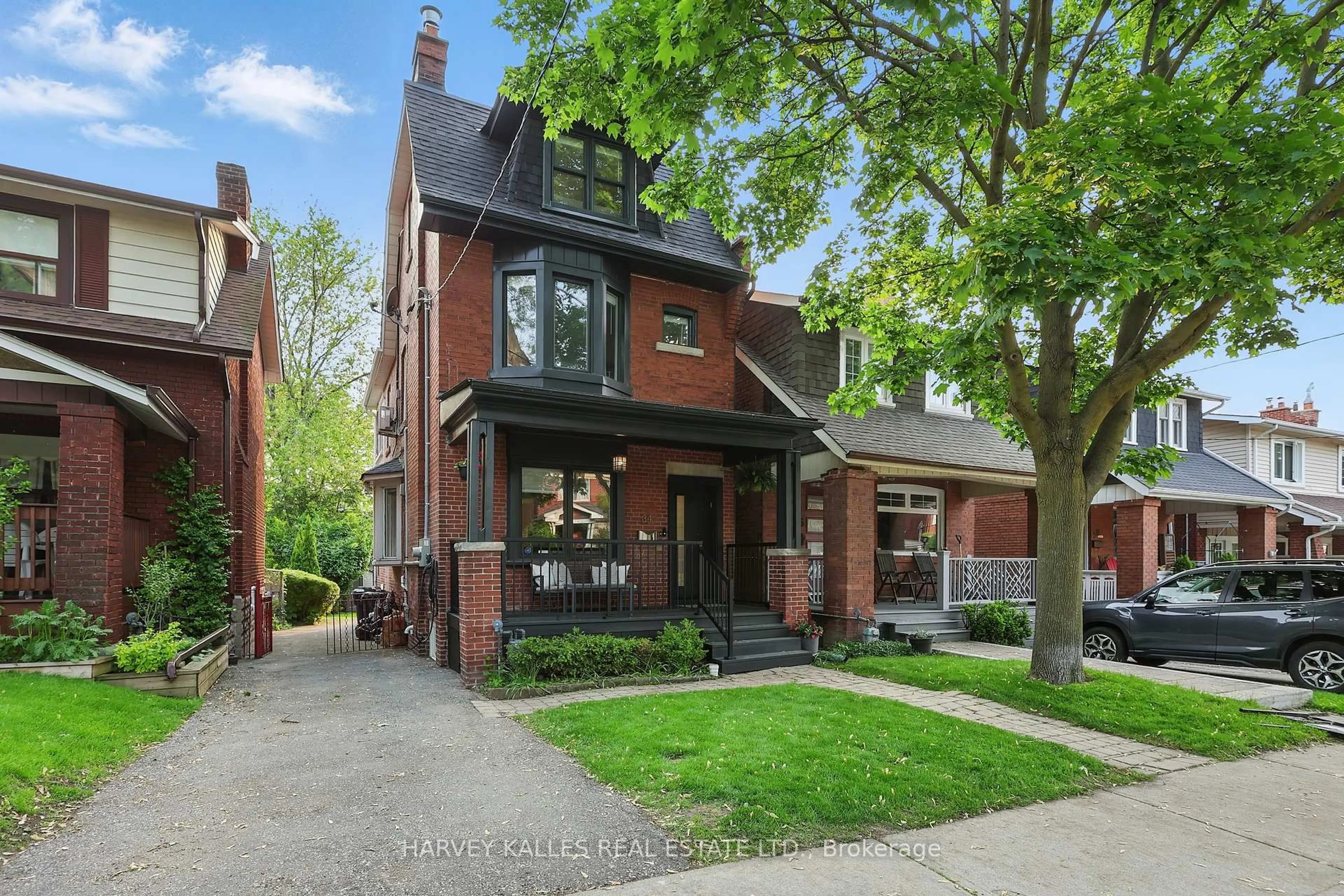 Home with brick exterior material, street for 34 Winnett Ave, Toronto Ontario M6C 3L3