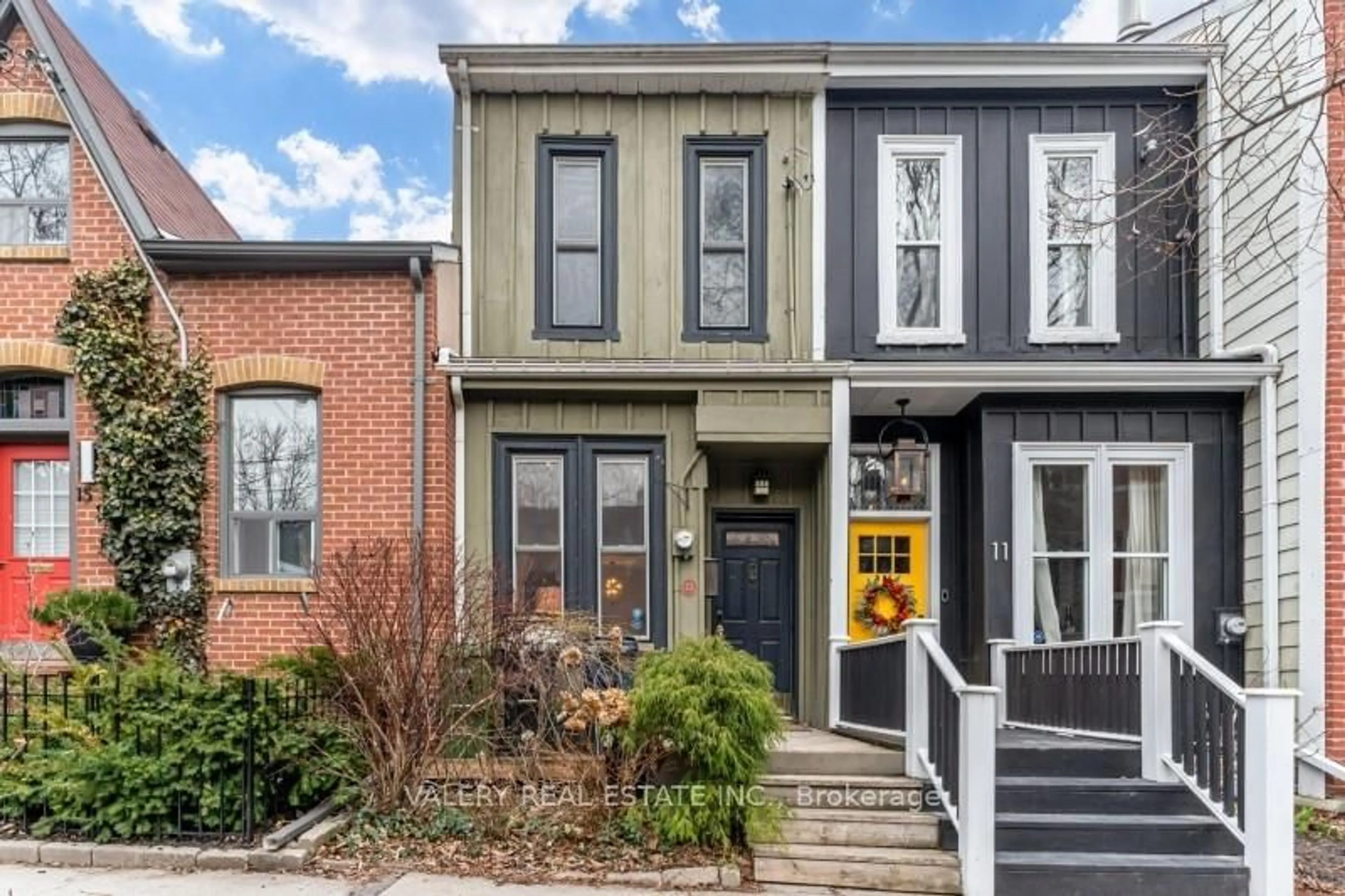 Home with brick exterior material, street for 13 Sword St, Toronto Ontario M5A 3N3