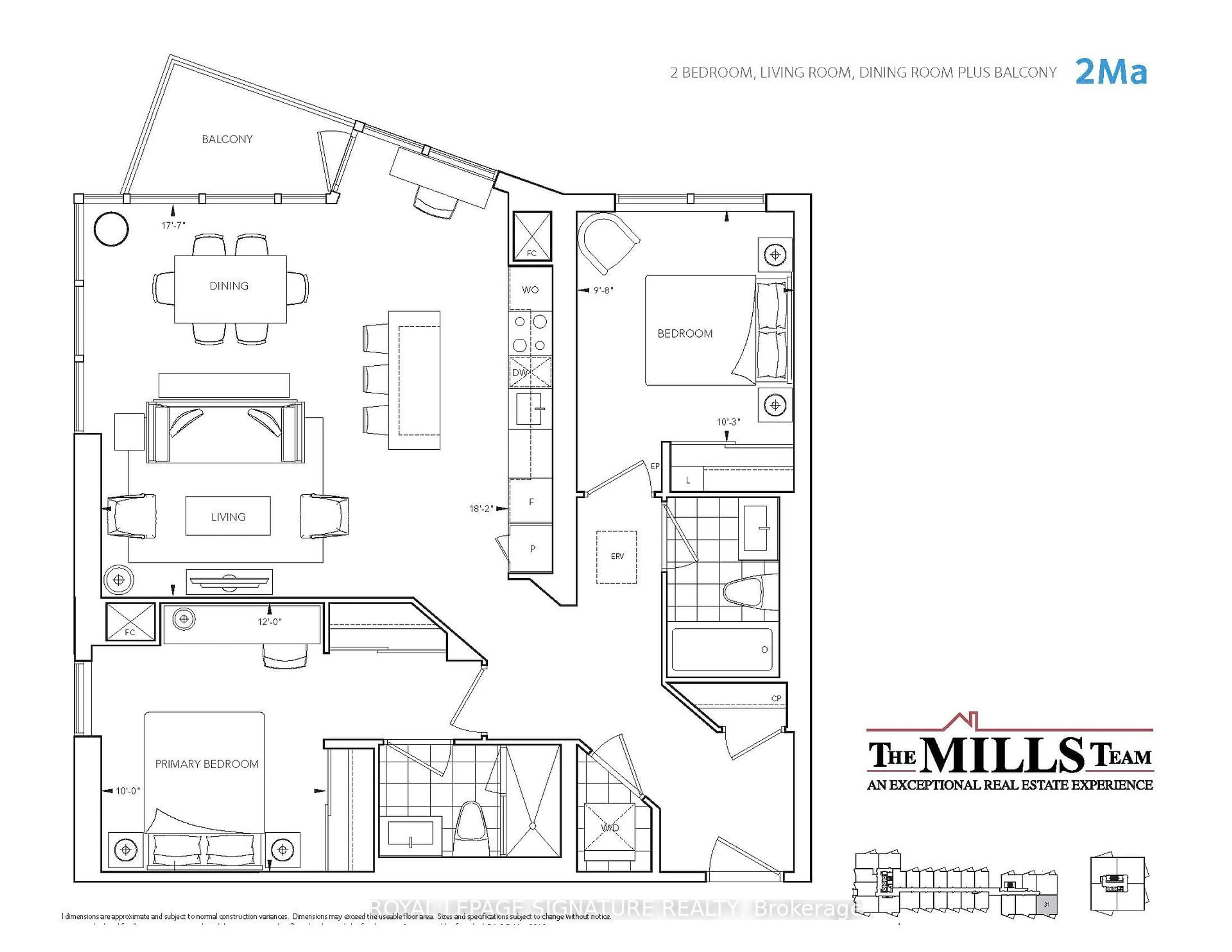 Floor plan for 15 Merchants' Wharf #931, Toronto Ontario M5A 0N8