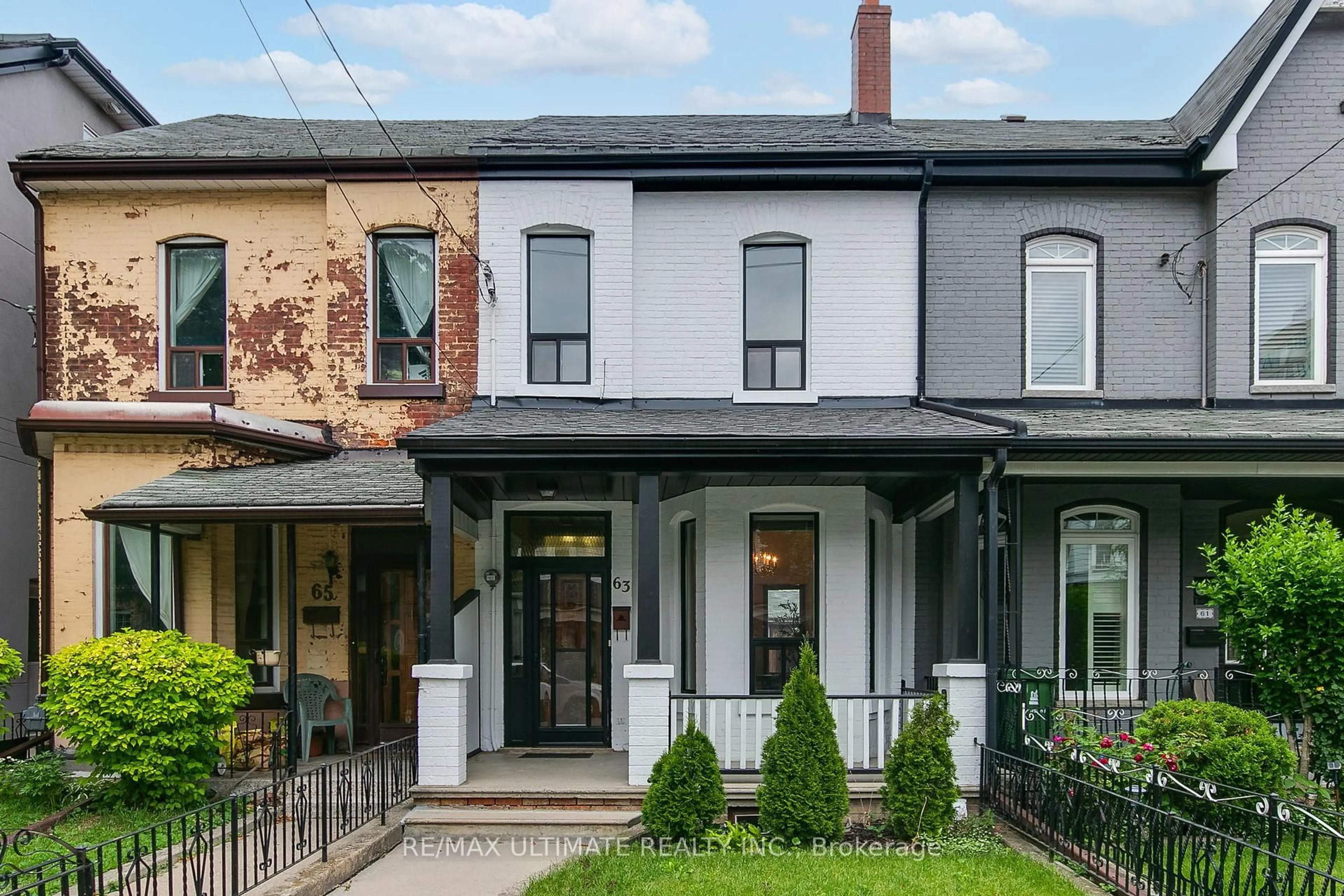 Home with brick exterior material, street for 63 Gladstone Ave, Toronto Ontario M6J 3K7