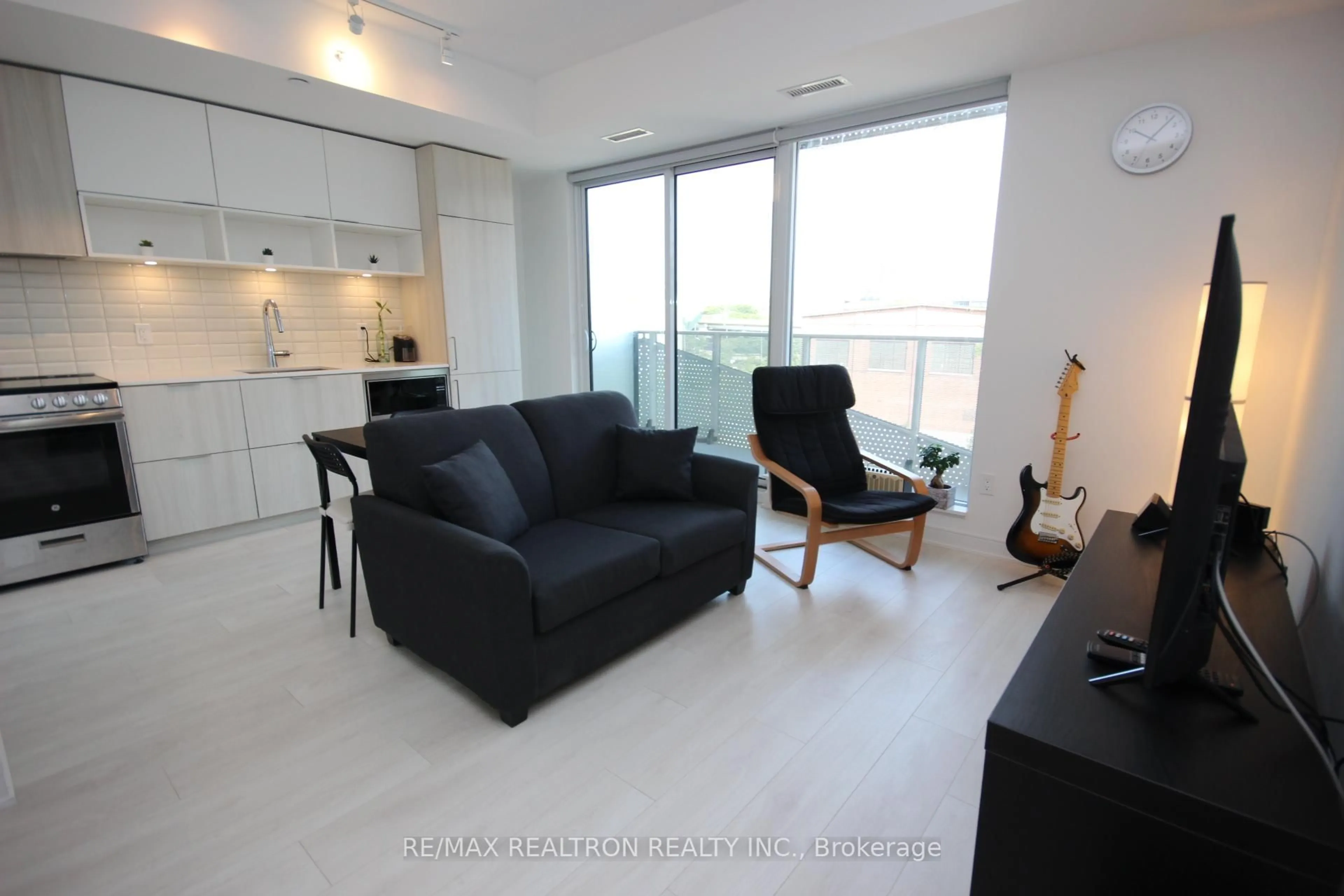 Living room with furniture, unknown for 60 Tannery Rd #417, Toronto Ontario M5A 0S8