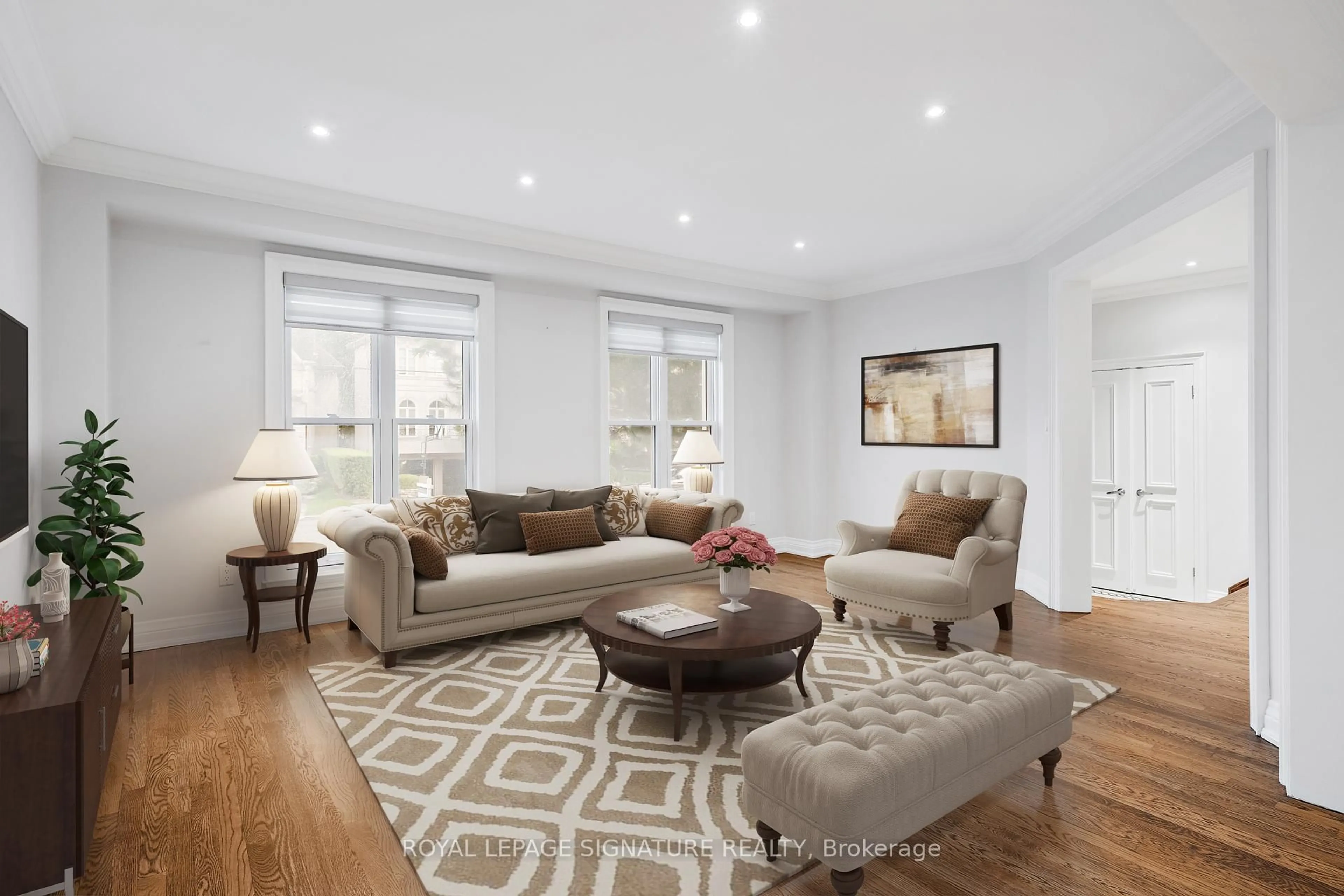 Living room with furniture, unknown for 518 Cranbrooke Ave, Toronto Ontario M5M 1N8
