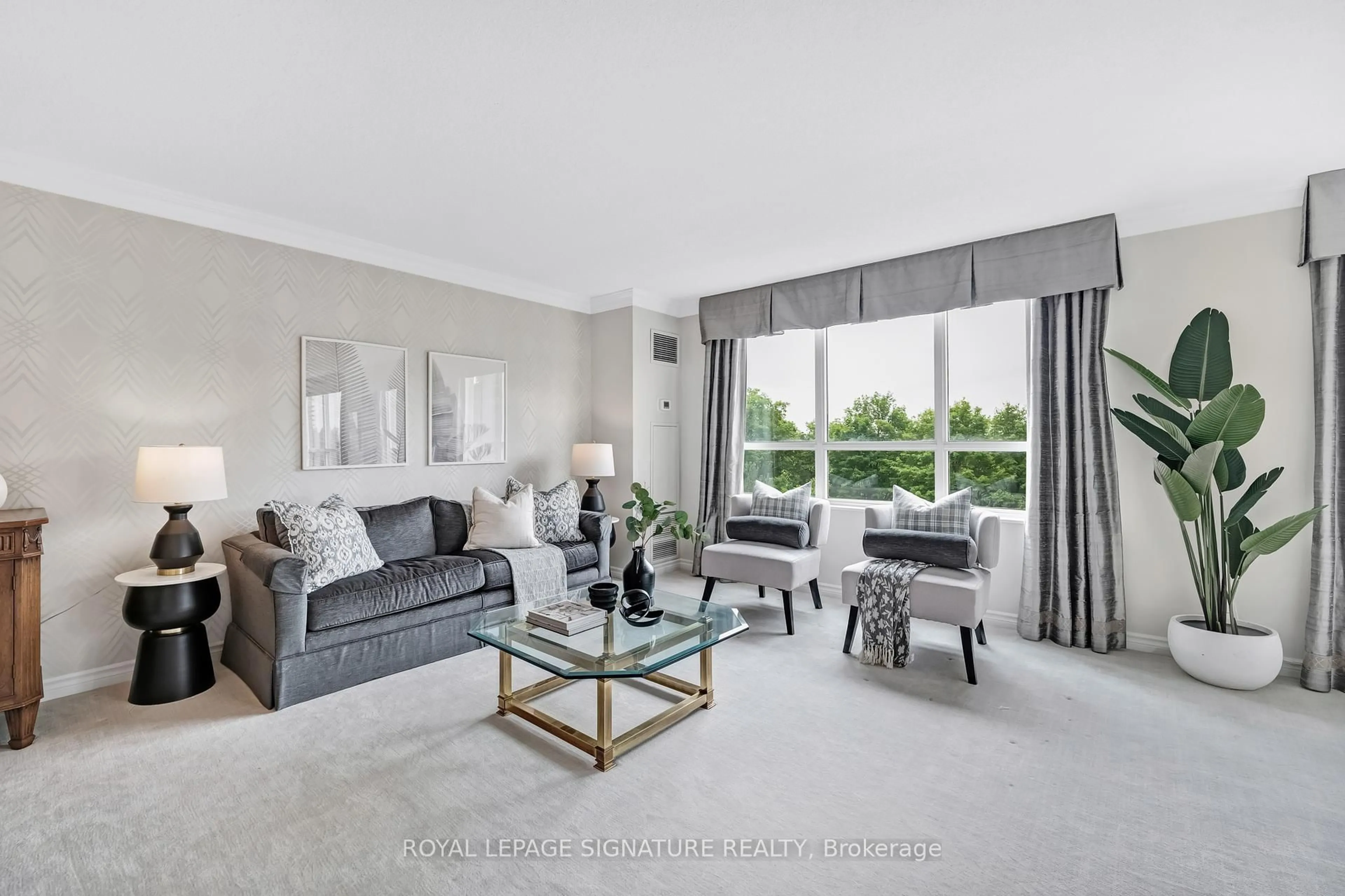 Living room with furniture, unknown for 205 Wynford Dr #603, Toronto Ontario M3C 3P4