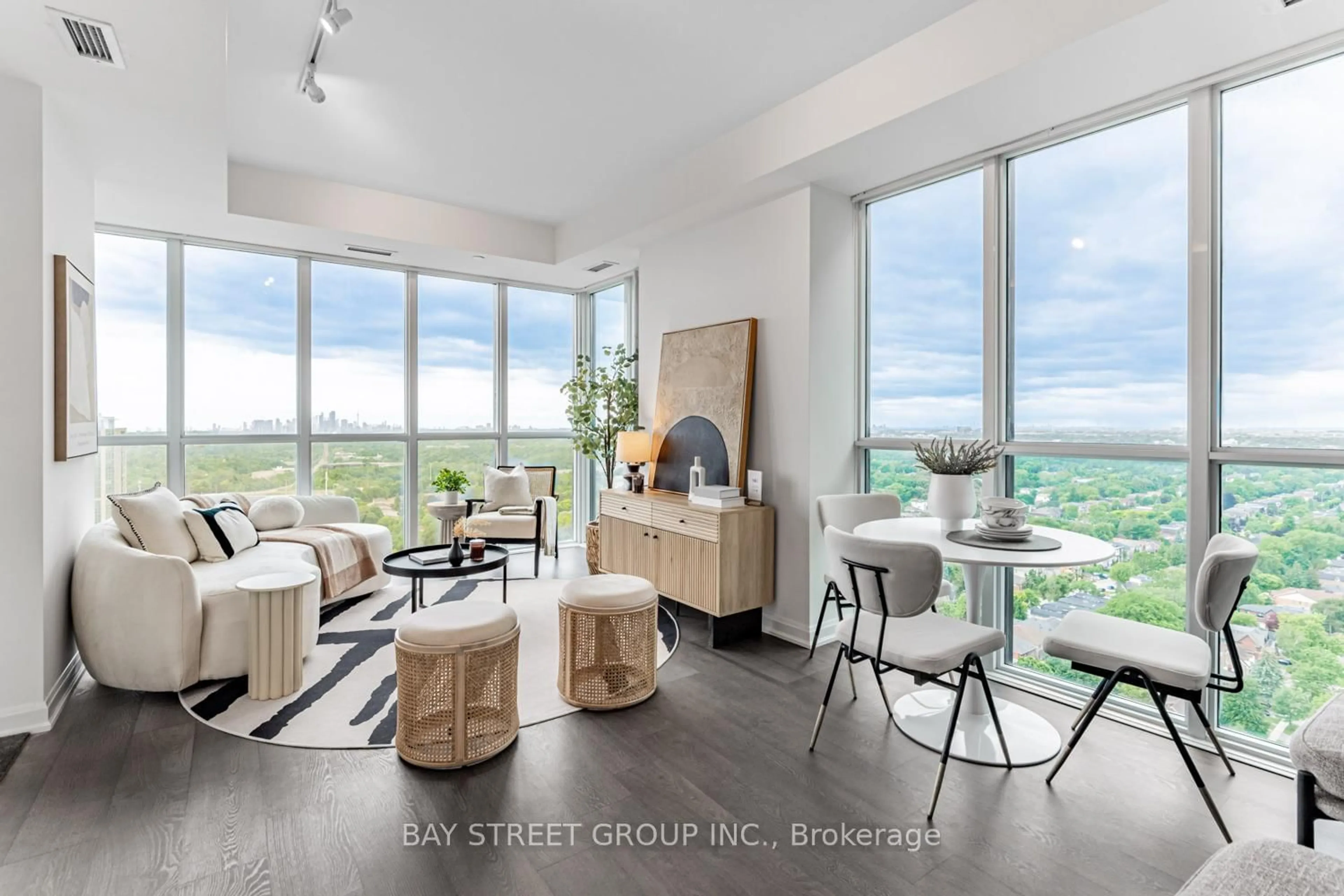 Living room with furniture, unknown for 9 Bogert Ave #2503, Toronto Ontario M2N 0H3