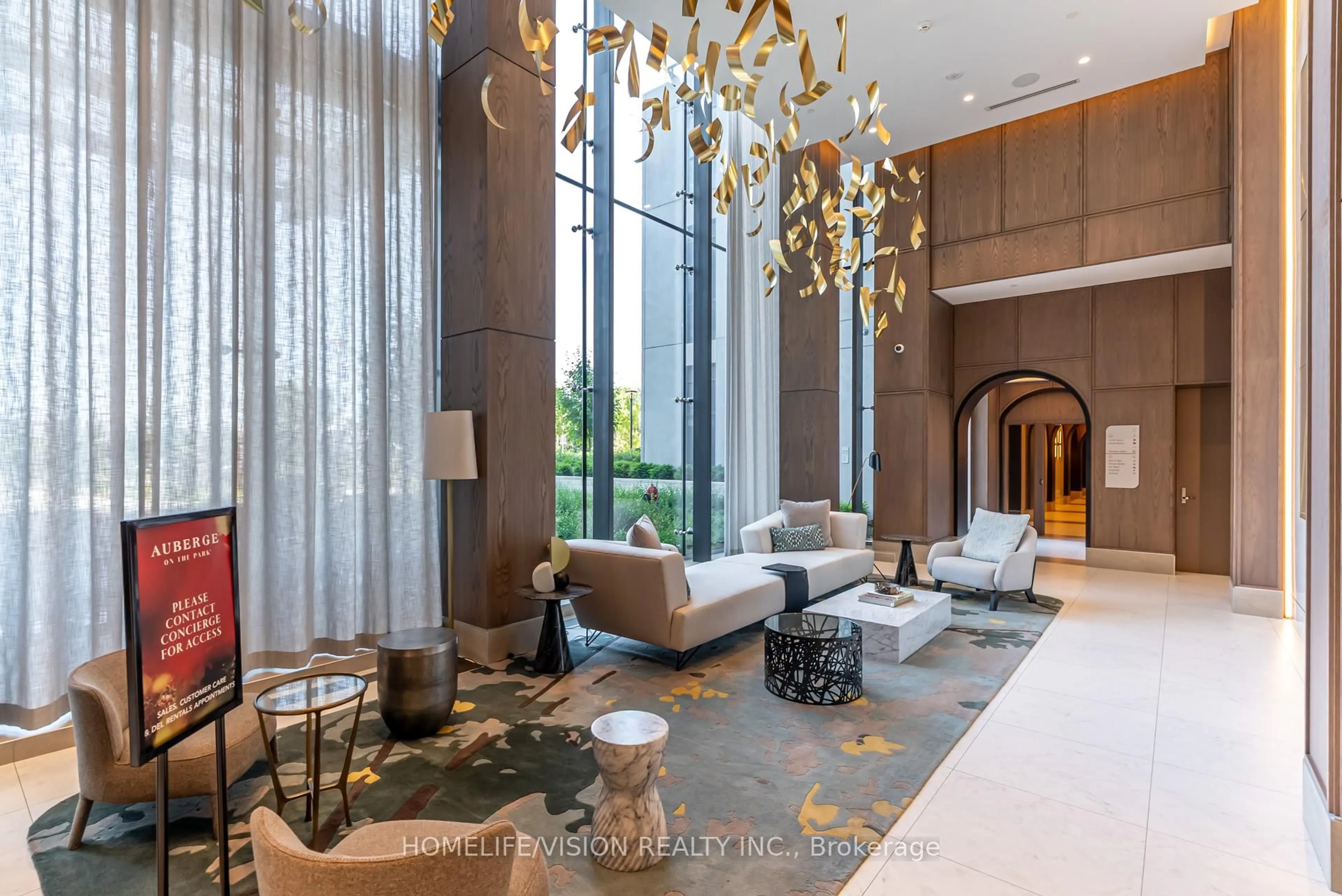 Lobby for 30 Inn On The Park Dr #1810, Toronto Ontario M3C 0P7
