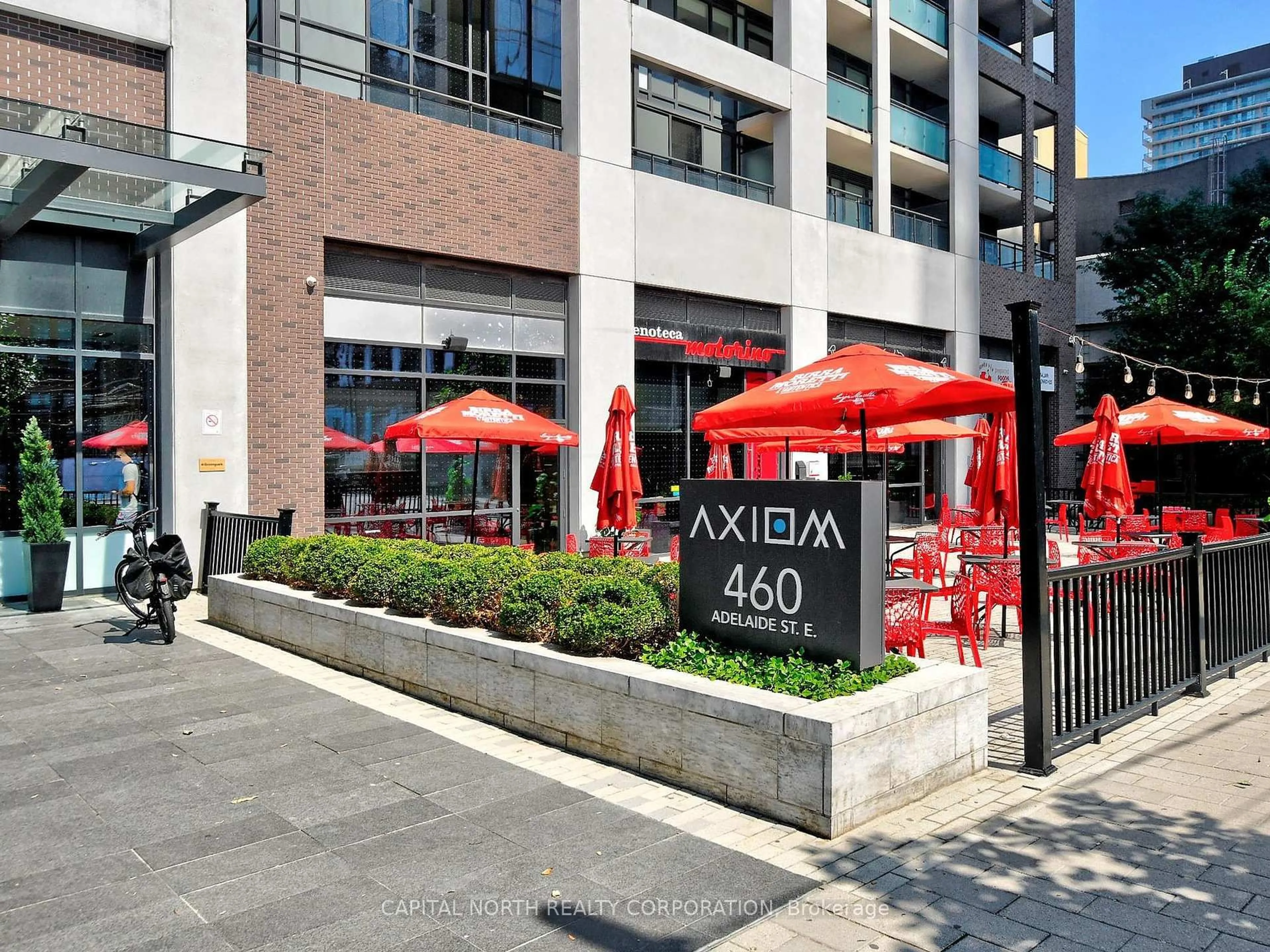 Patio, street for 460 Adelaide St #1222, Toronto Ontario M5A 1N6