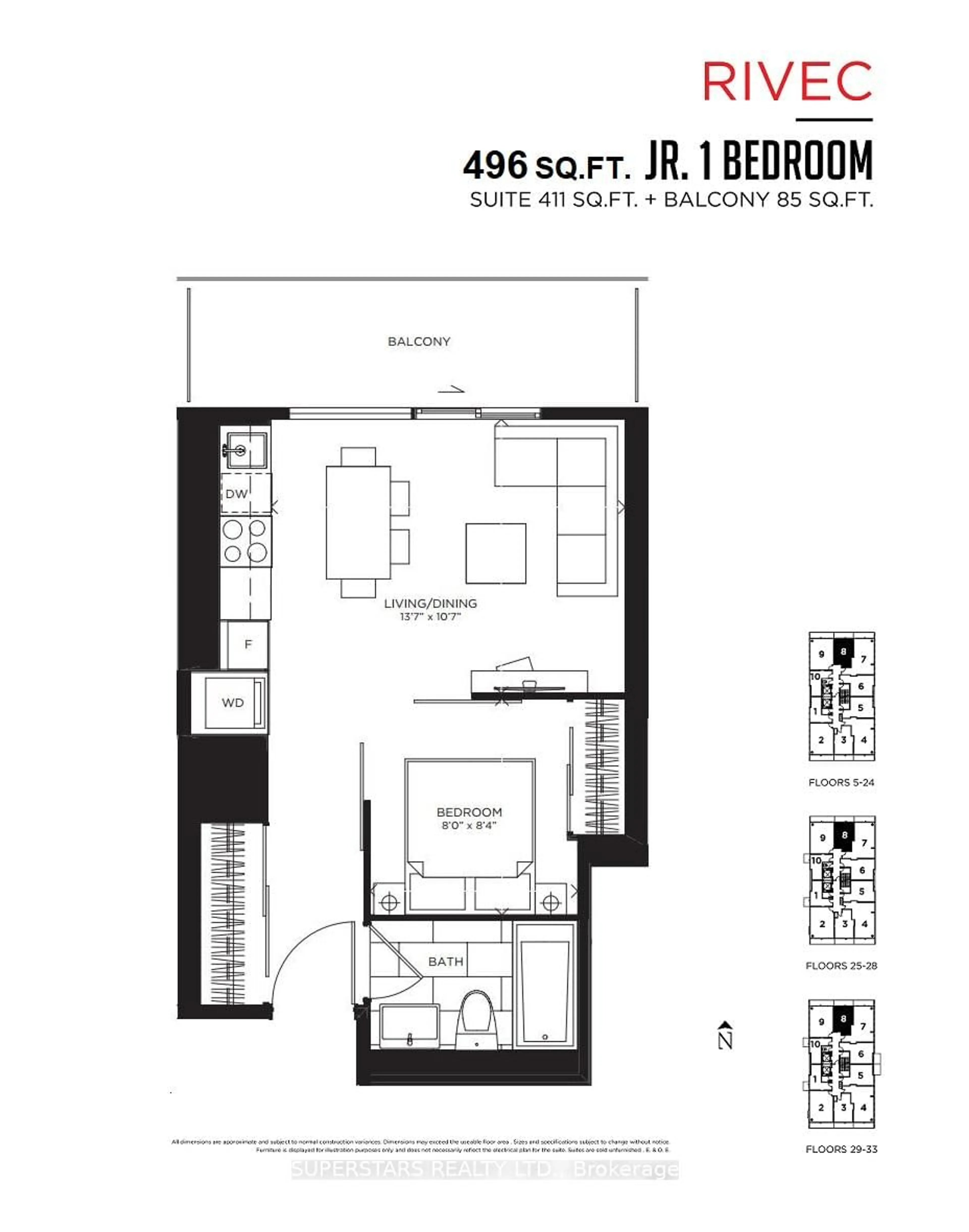 Floor plan for 28 Wellesley St #2908, Toronto Ontario M4Y 0C4