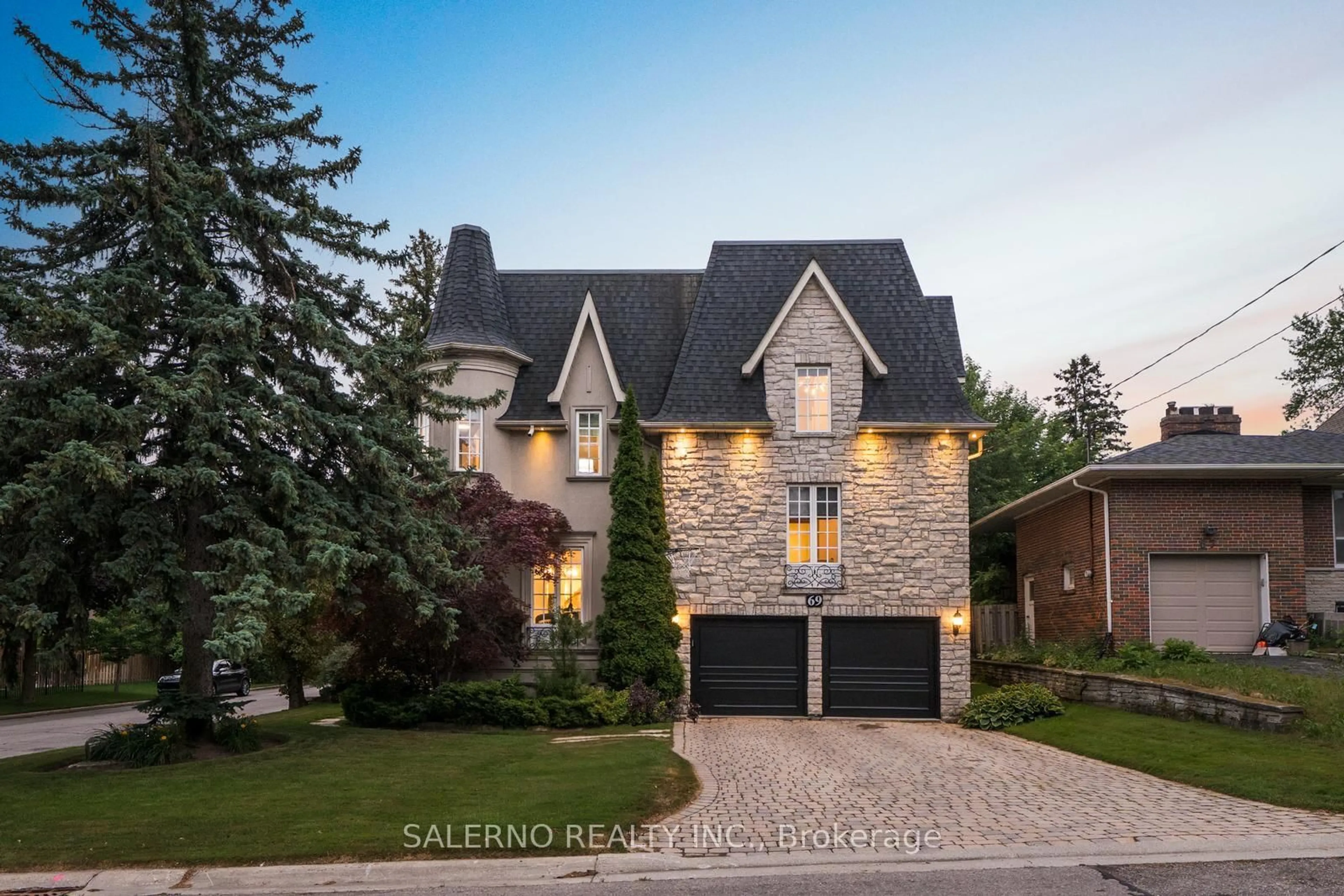 Home with brick exterior material, street for 69 Munro Blvd, Toronto Ontario M2P 1C3