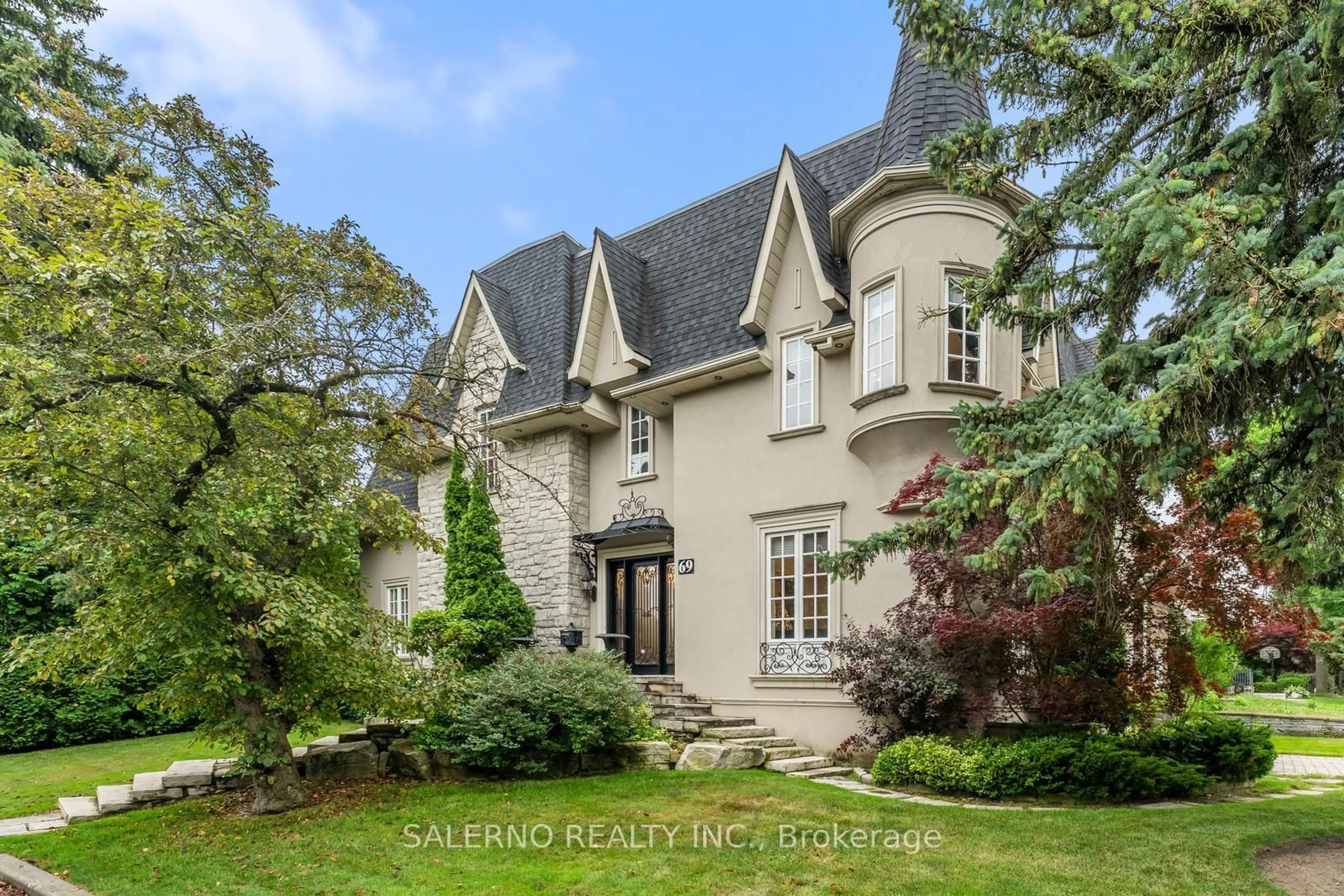 Home with brick exterior material, street for 69 Munro Blvd, Toronto Ontario M2P 1C3