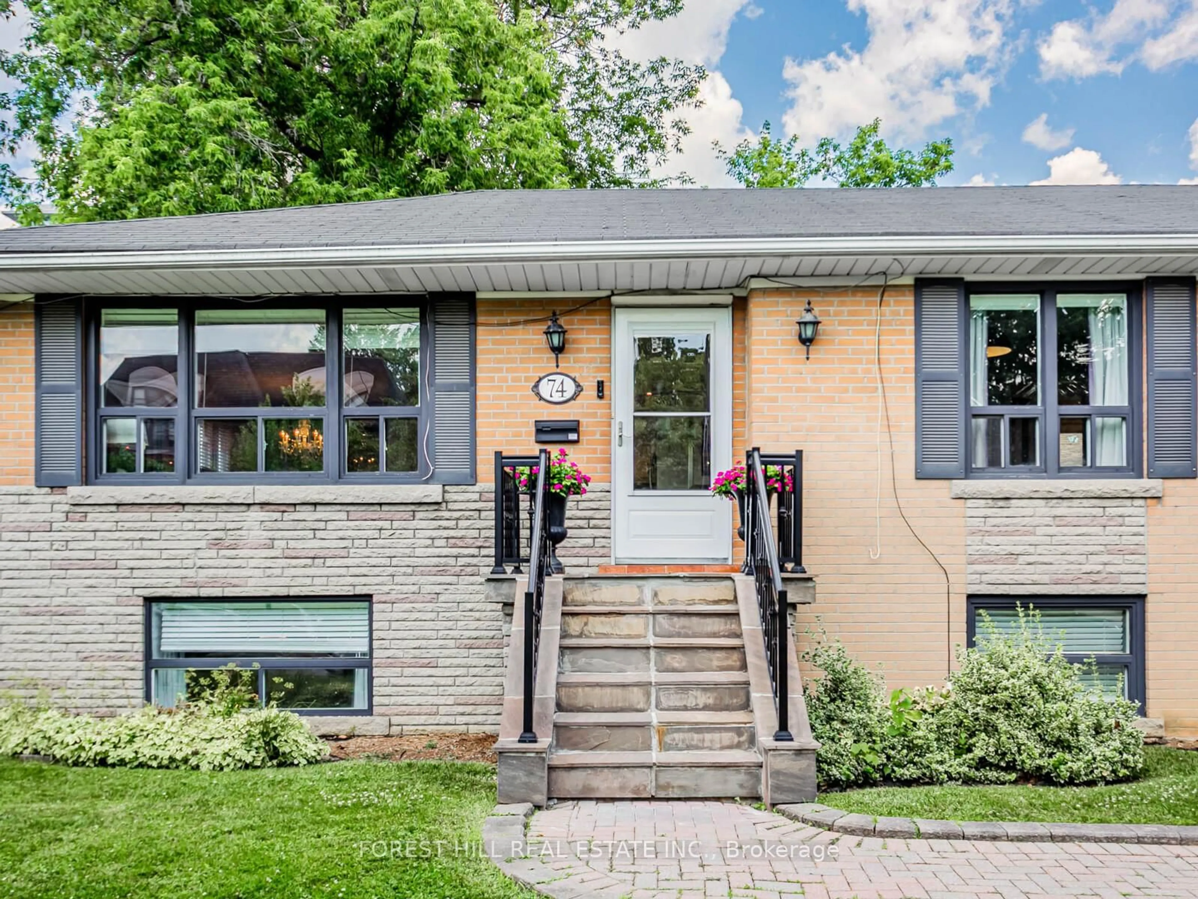 Home with brick exterior material, street for 74 Alexis Blvd, Toronto Ontario M3H 2P7