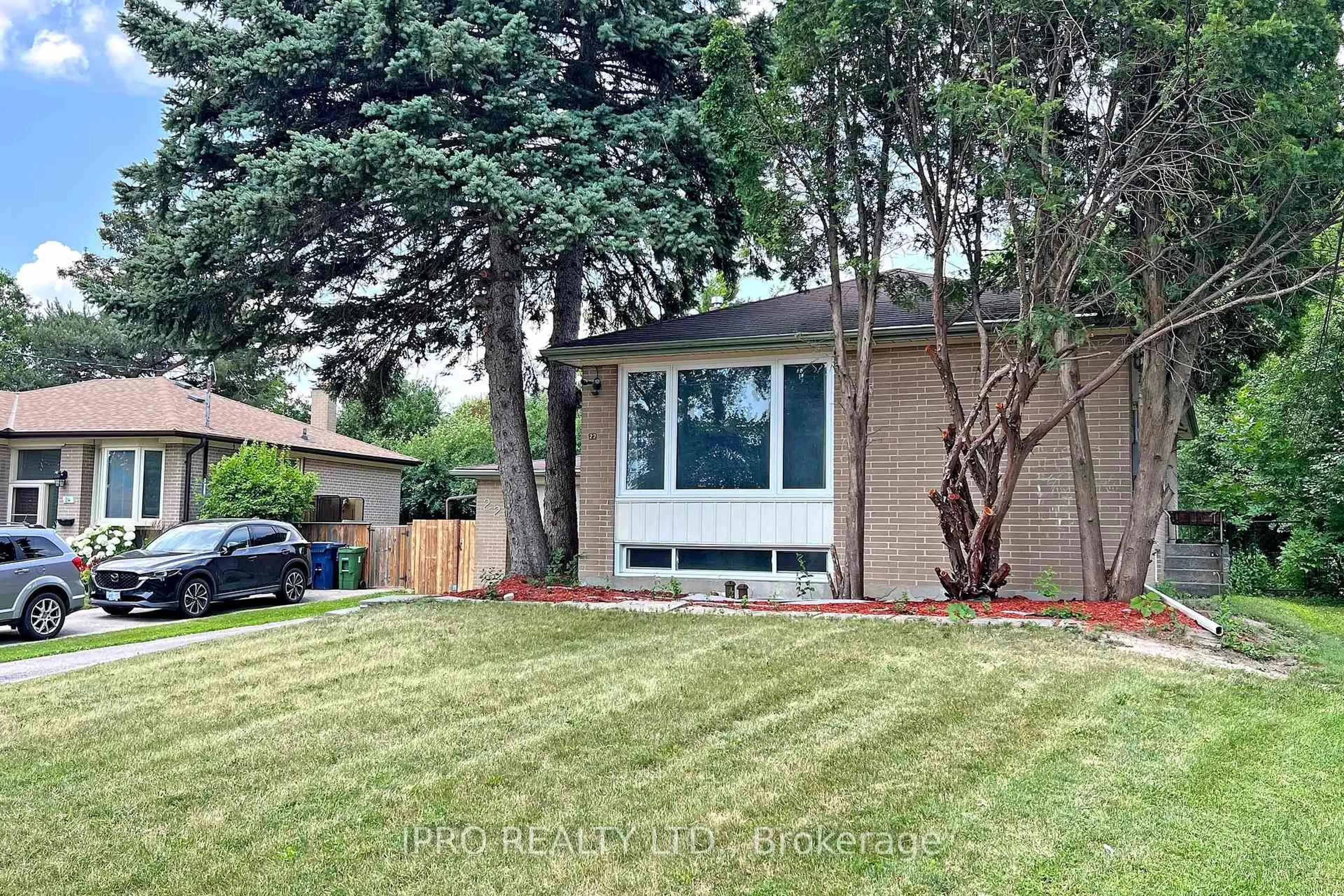 Home with brick exterior material, street for 22 Royal Doulton Dr, Toronto Ontario M3A 1N5