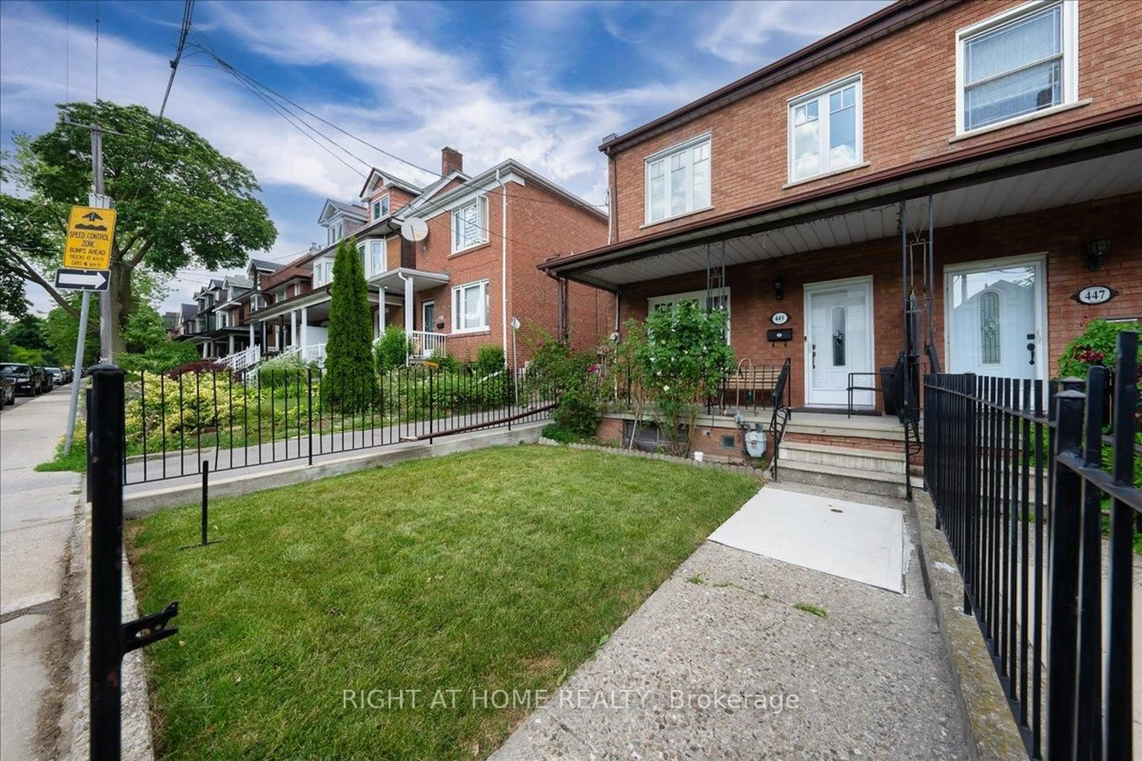 Home with brick exterior material, street for 449 Roxton Rd, Toronto Ontario M6G 3R5