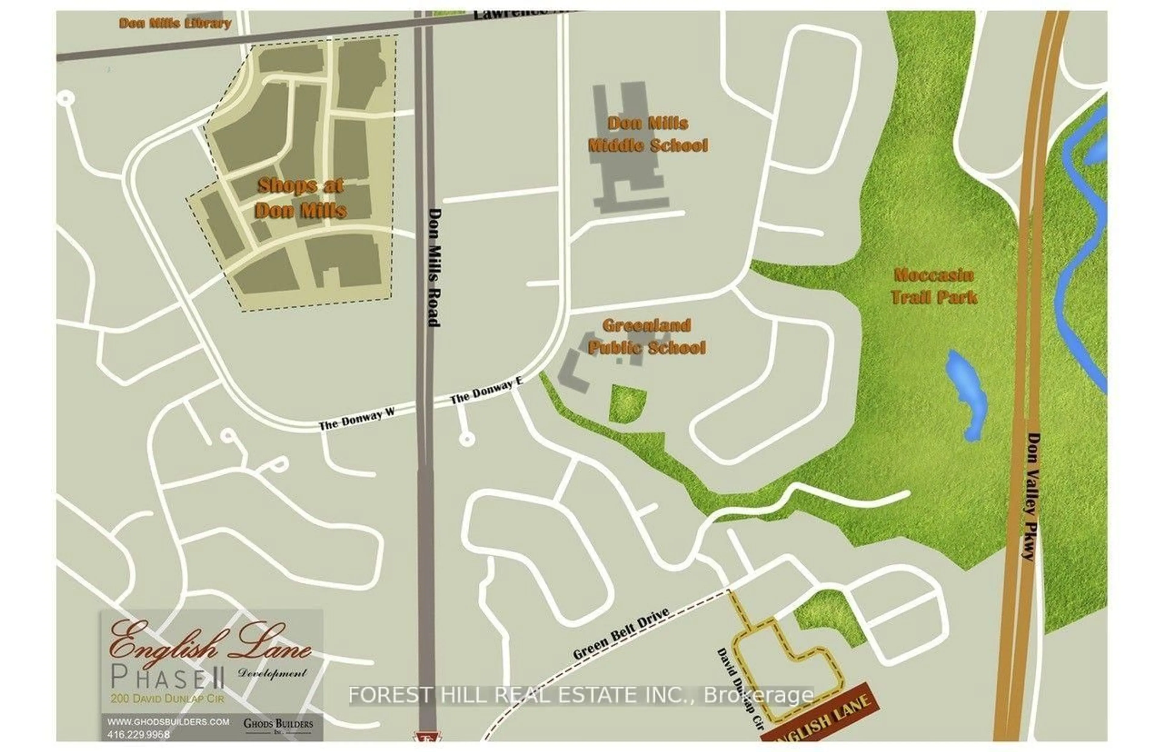 Picture of a map for 200 David Dunlap Circ, Toronto Ontario M3C 4C1
