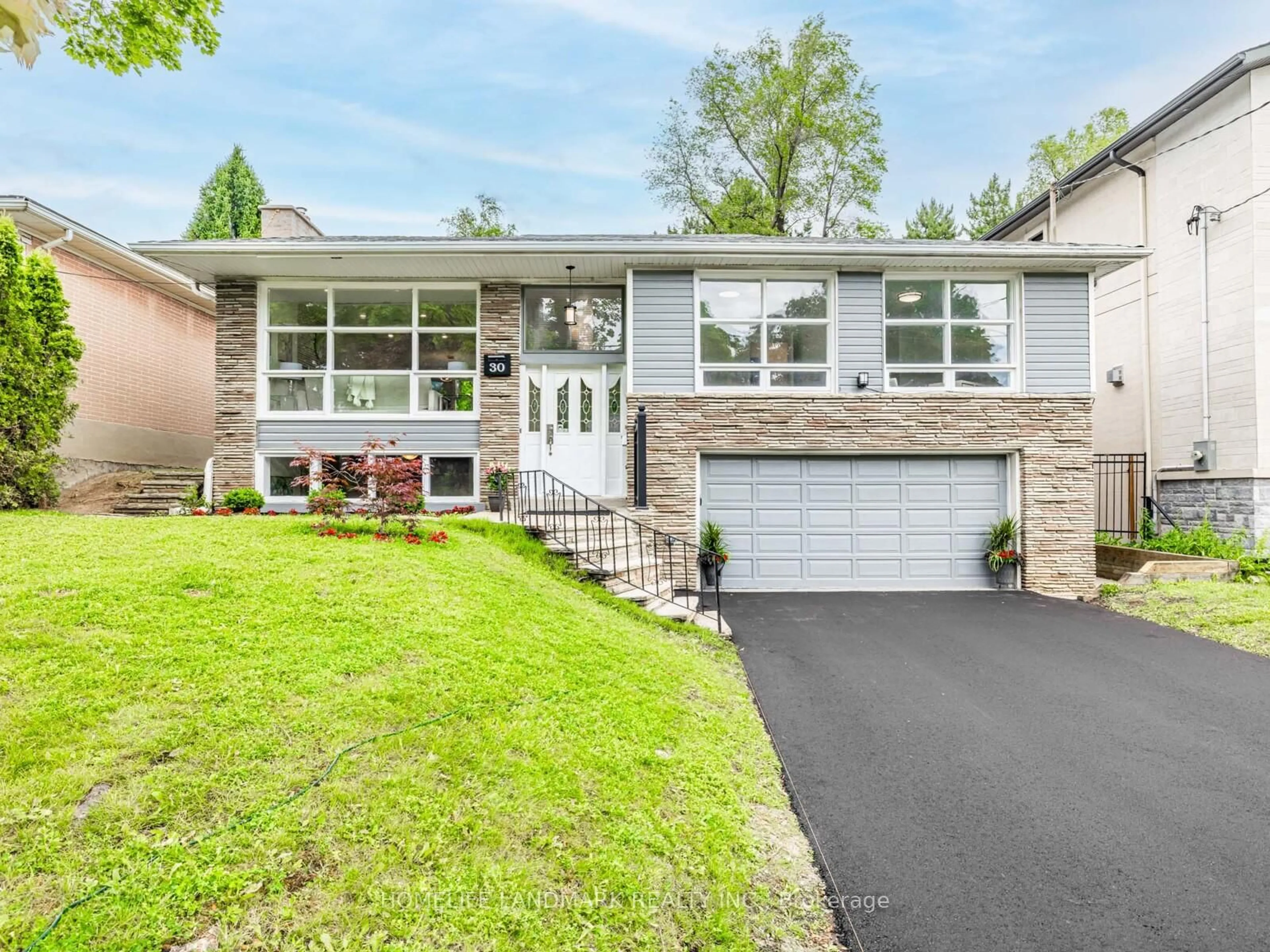 Home with brick exterior material, street for 30 Burleigh Heights Dr, Toronto Ontario M2K 1Y7