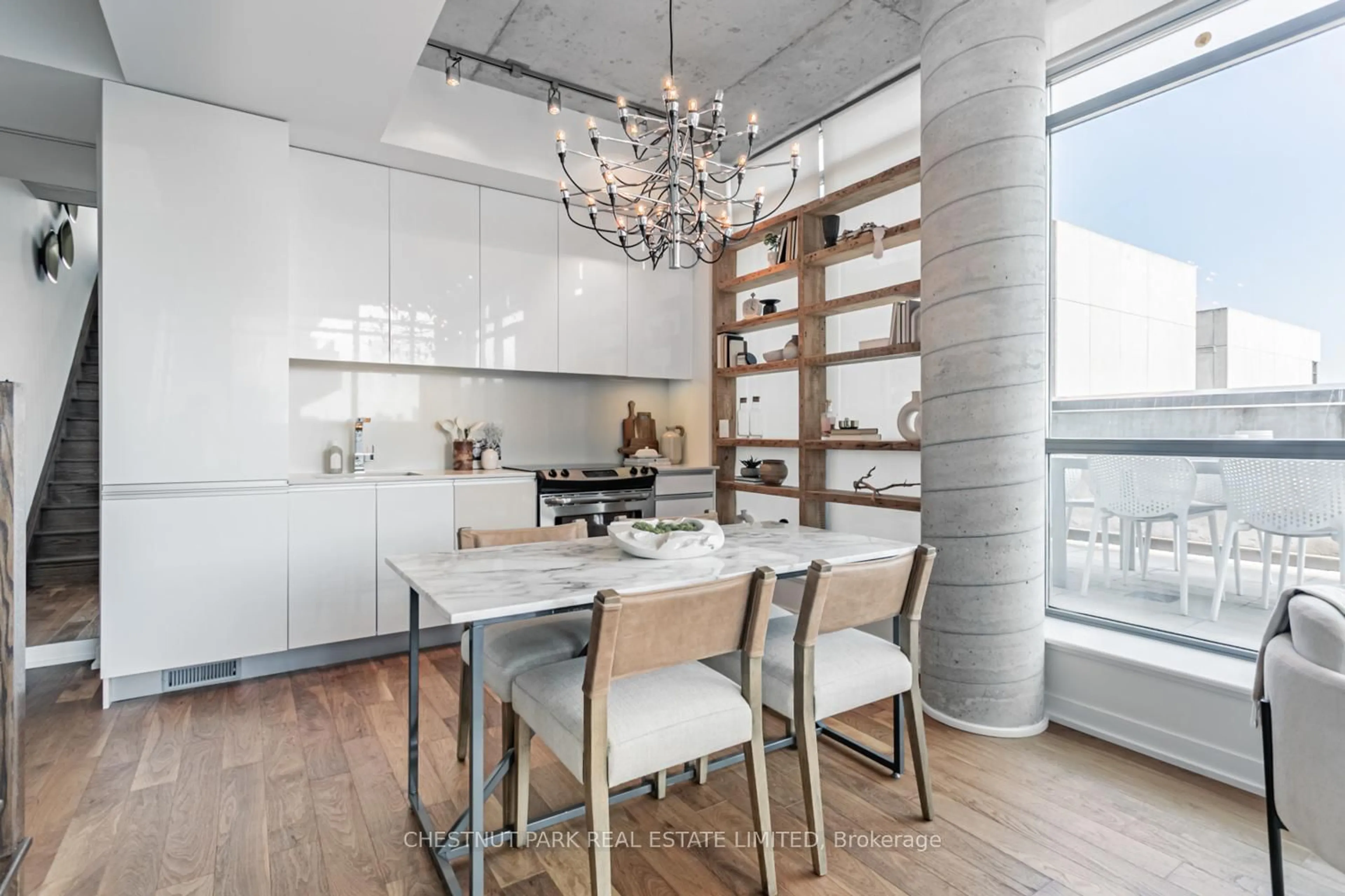 Contemporary kitchen, unknown for 8 Gladstone Ave #PH707, Toronto Ontario M6J 0B3