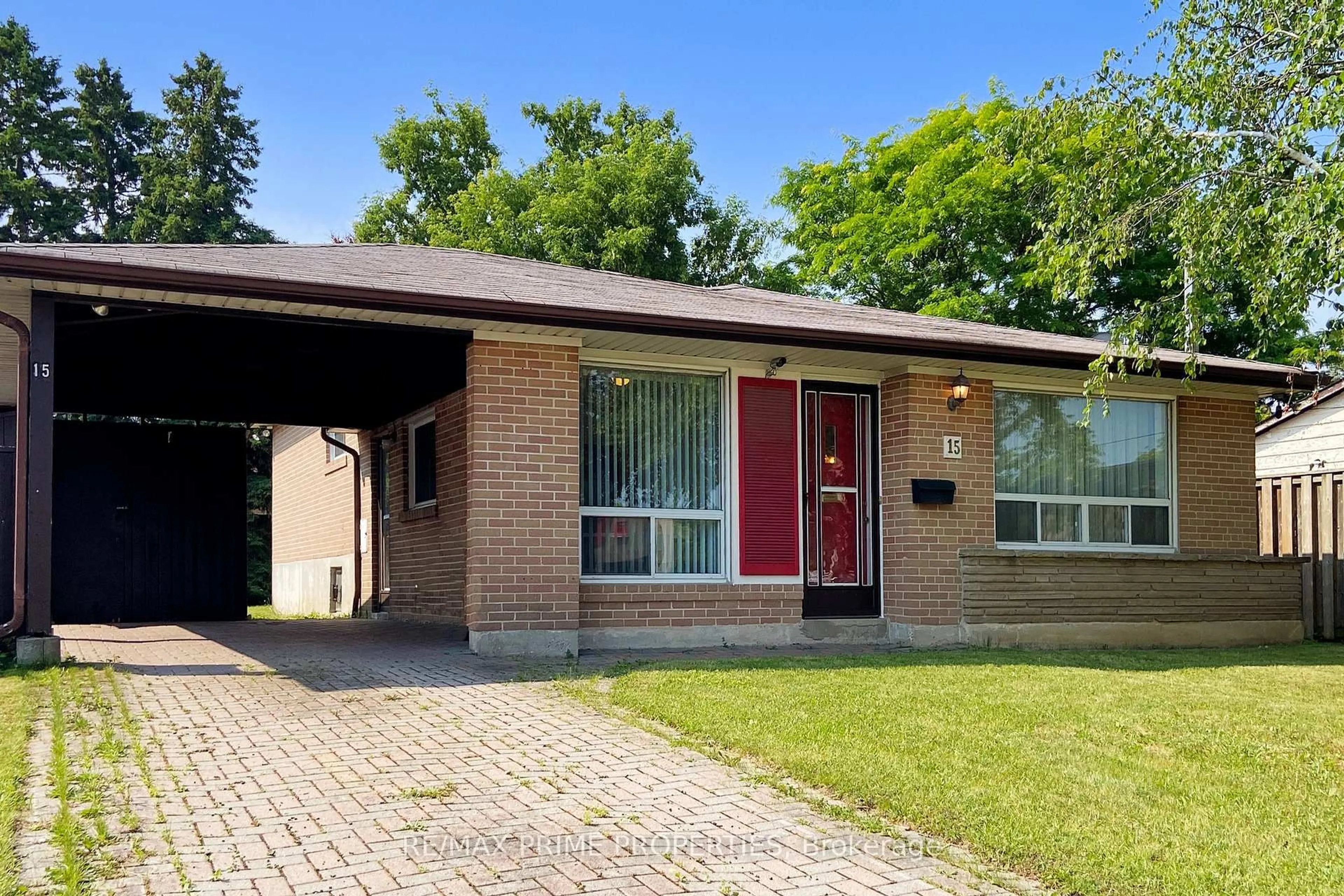 Home with brick exterior material, street for 15 Nymark Ave, Toronto Ontario M2J 2G8