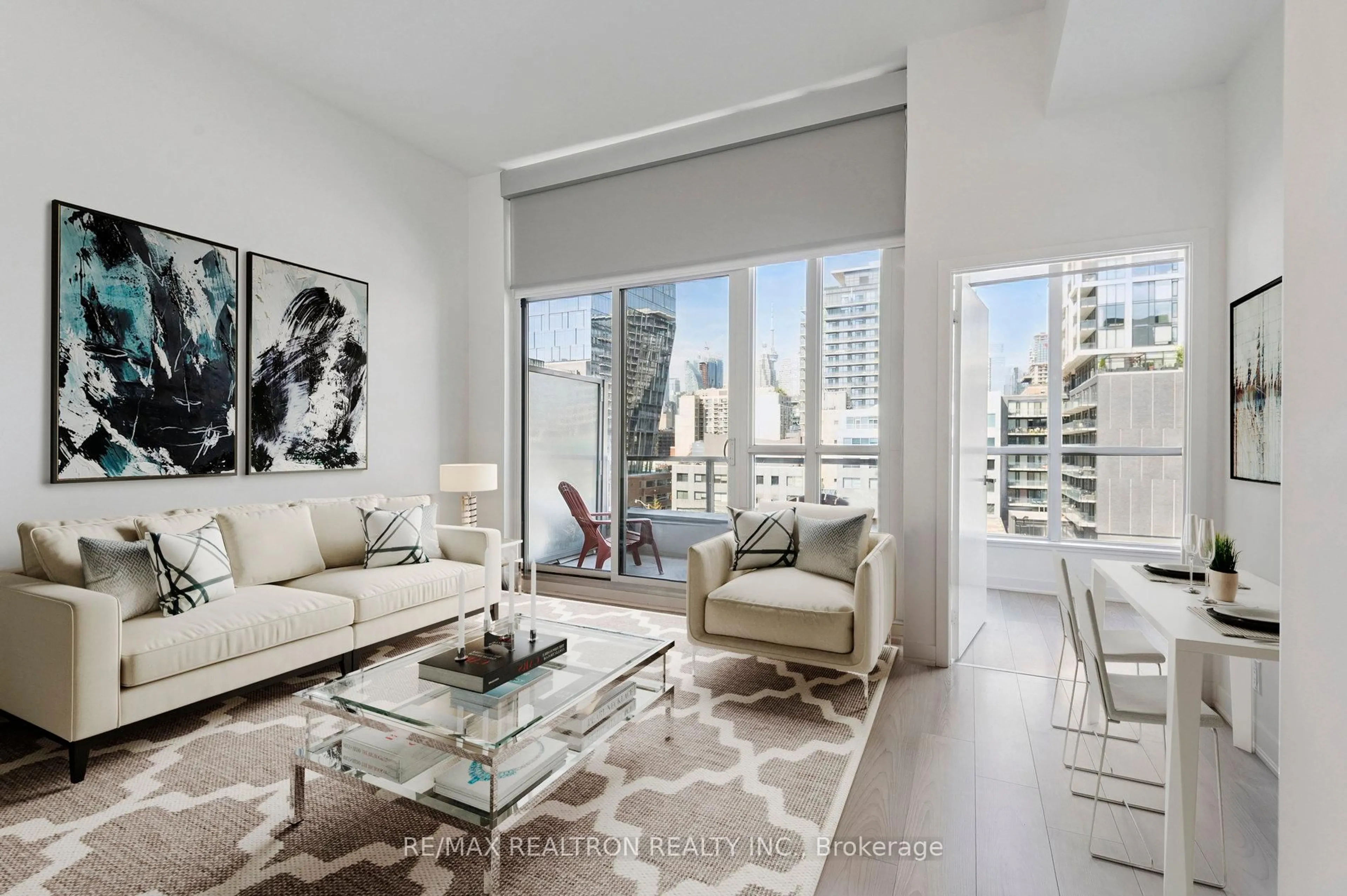 Living room with furniture, unknown for 120 Parliament St #620, Toronto Ontario M5A 2Y8