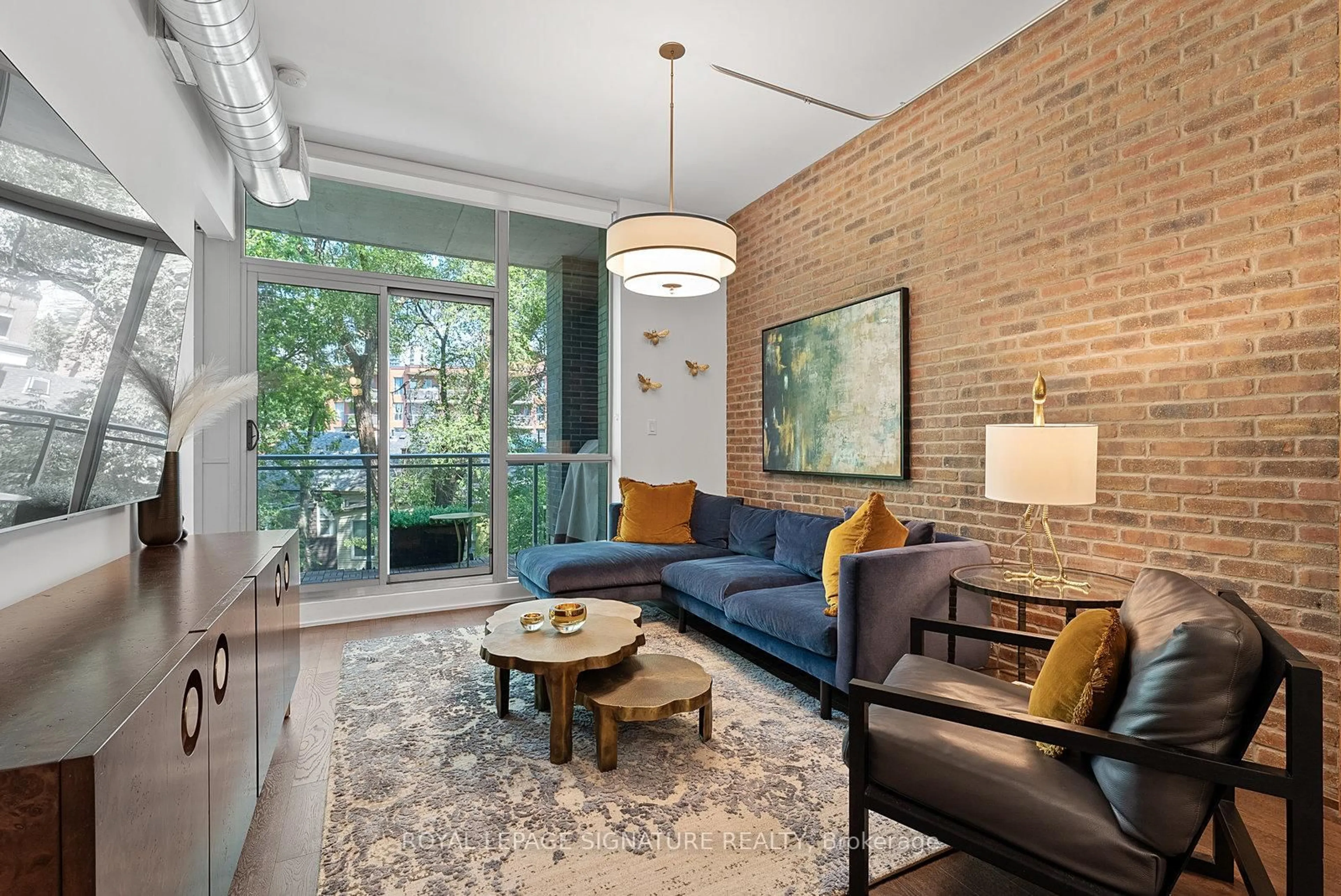 Living room with furniture, unknown for 510 King St #317, Toronto Ontario M5A 0E5