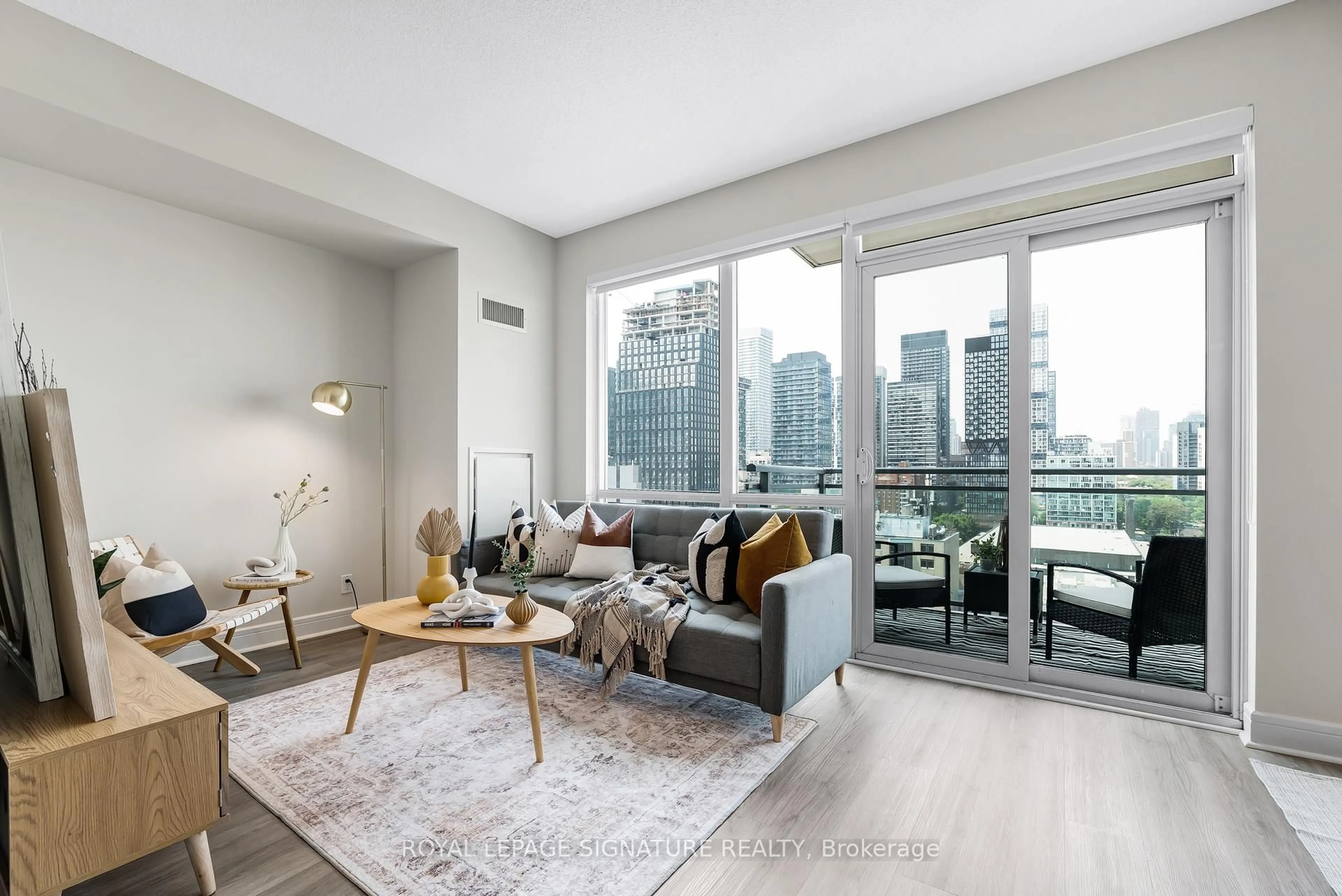 Living room with furniture, unknown for 116 George St #N1404, Toronto Ontario M8V 2S4