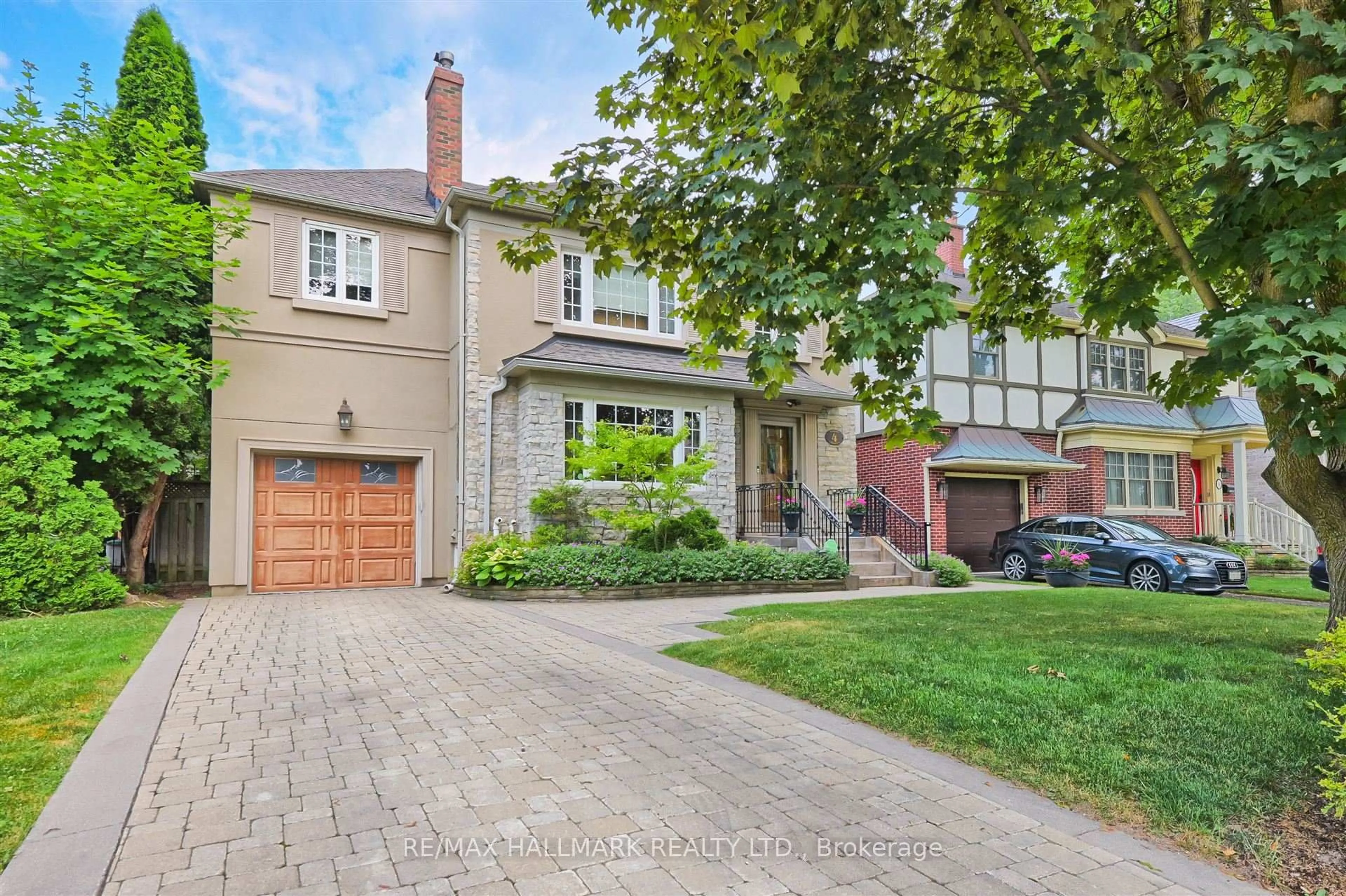 Home with brick exterior material, street for 4 Rykert Cres, Toronto Ontario M4G 2S9