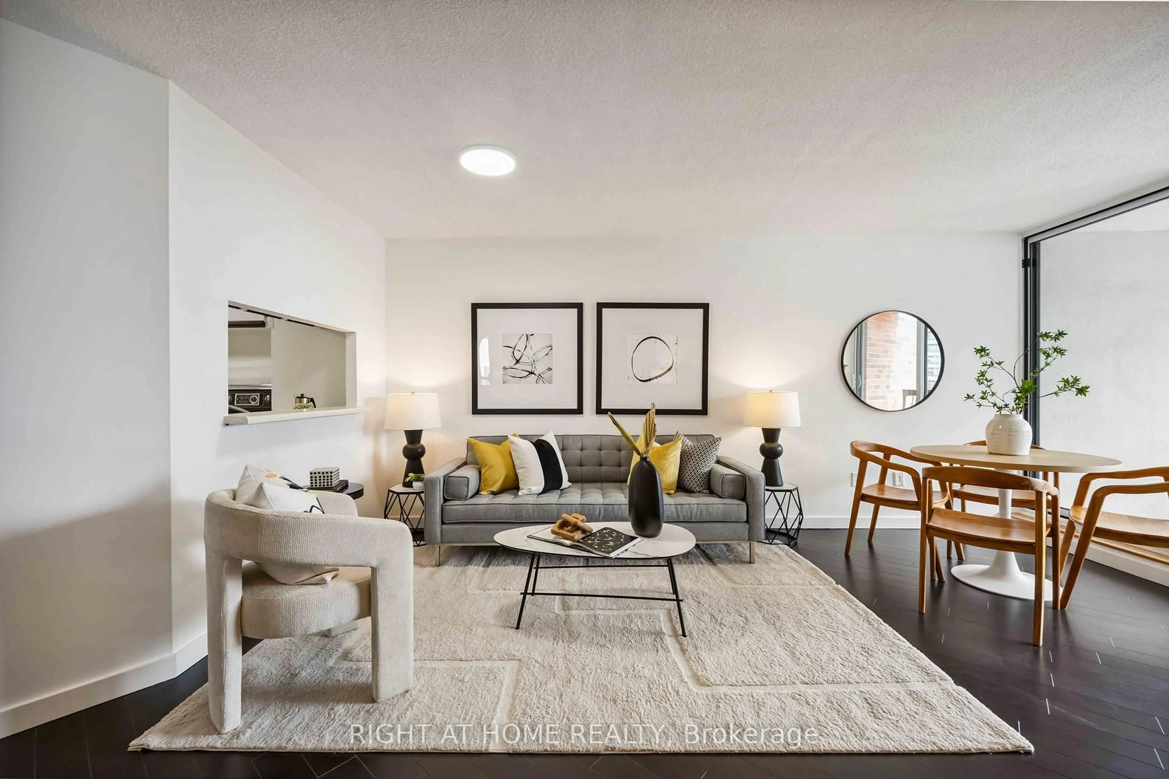 Living room with furniture, unknown for 77 Maitland Pl #1906, Toronto Ontario M4Y 2V6